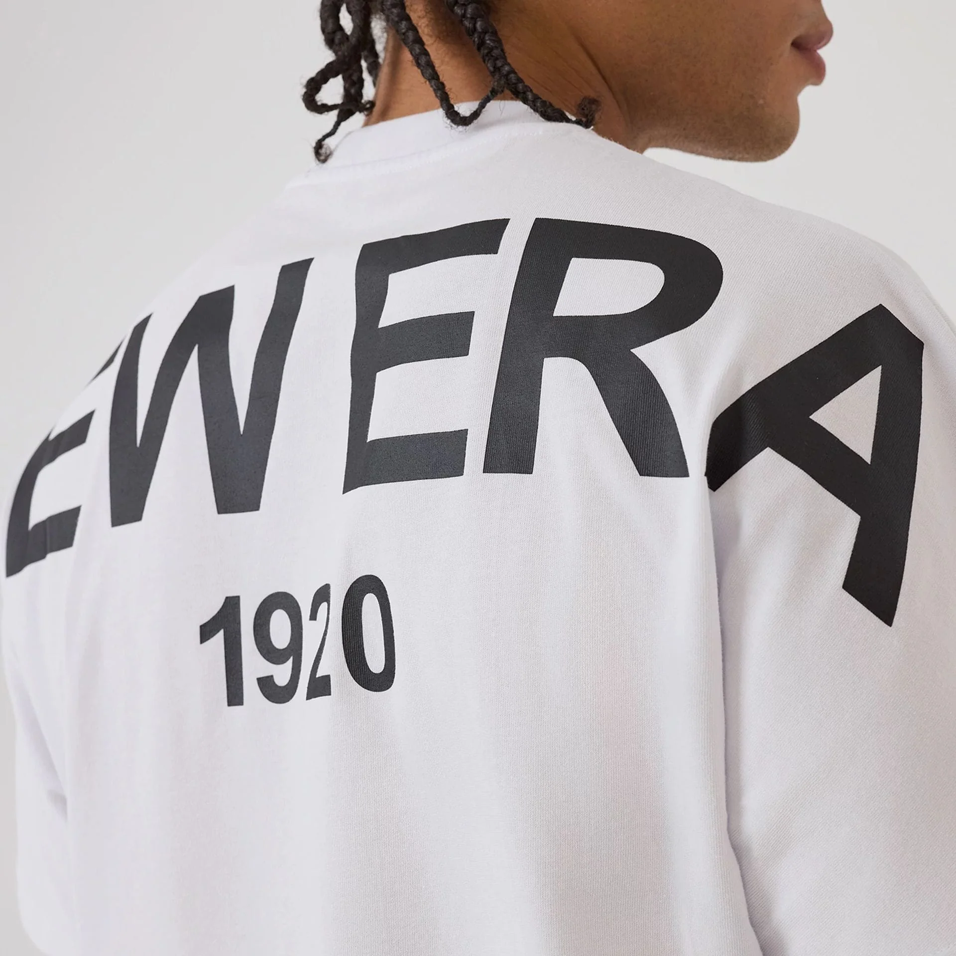 New Era Distressed White T-Shirt - Image 3