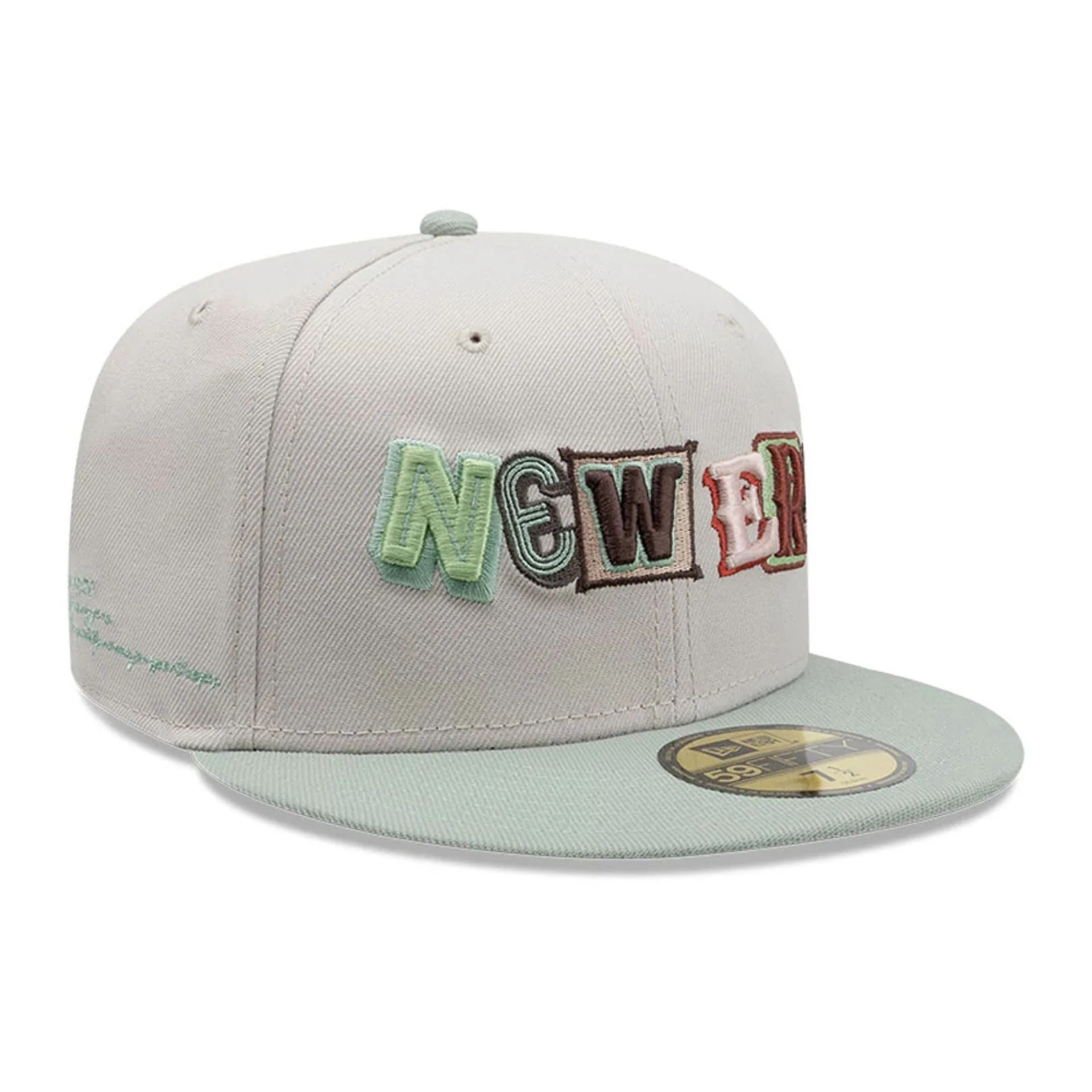 New Era DIY Note Light Beige 59FIFTY Fitted Cap - Image 4