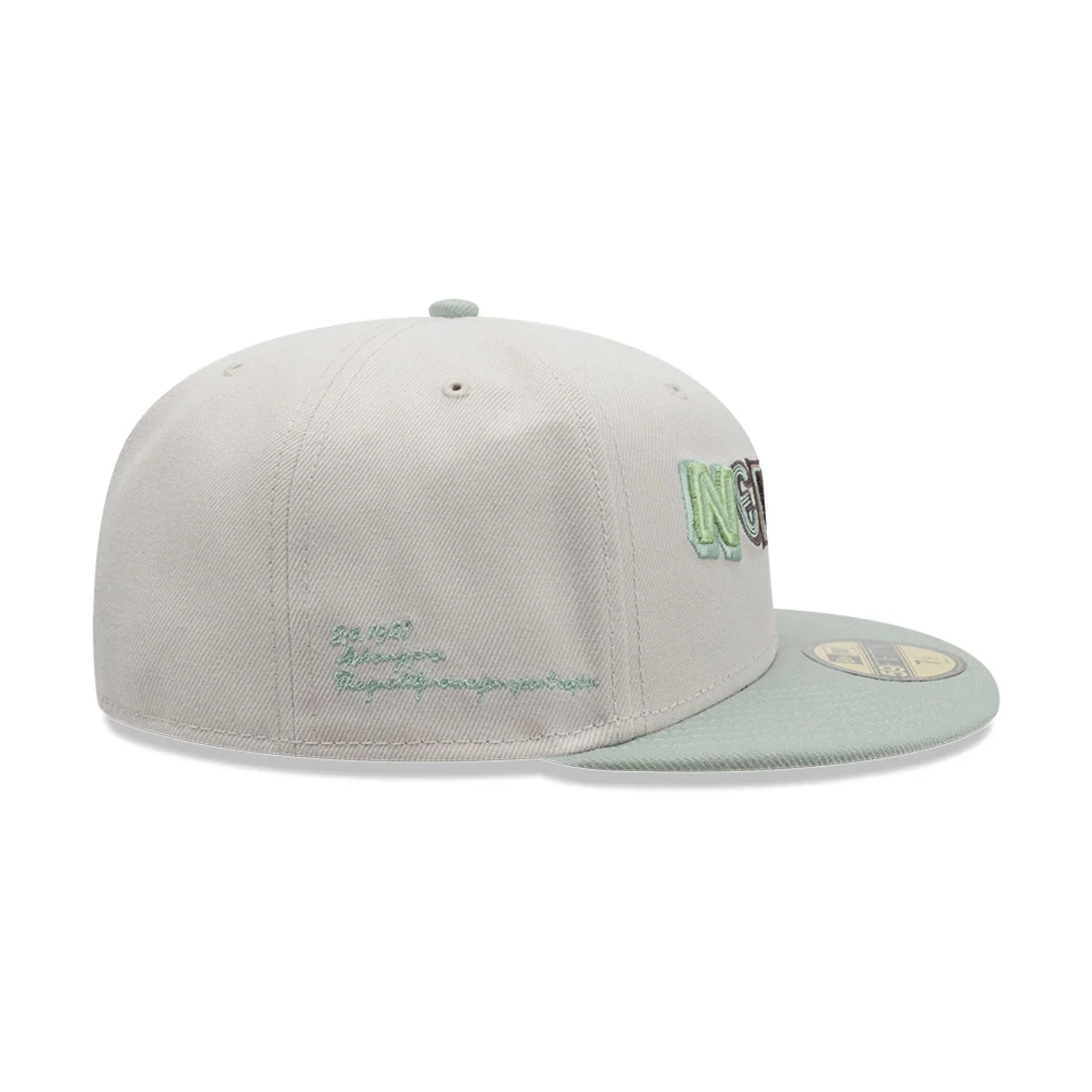 New Era DIY Note Light Beige 59FIFTY Fitted Cap - Image 6