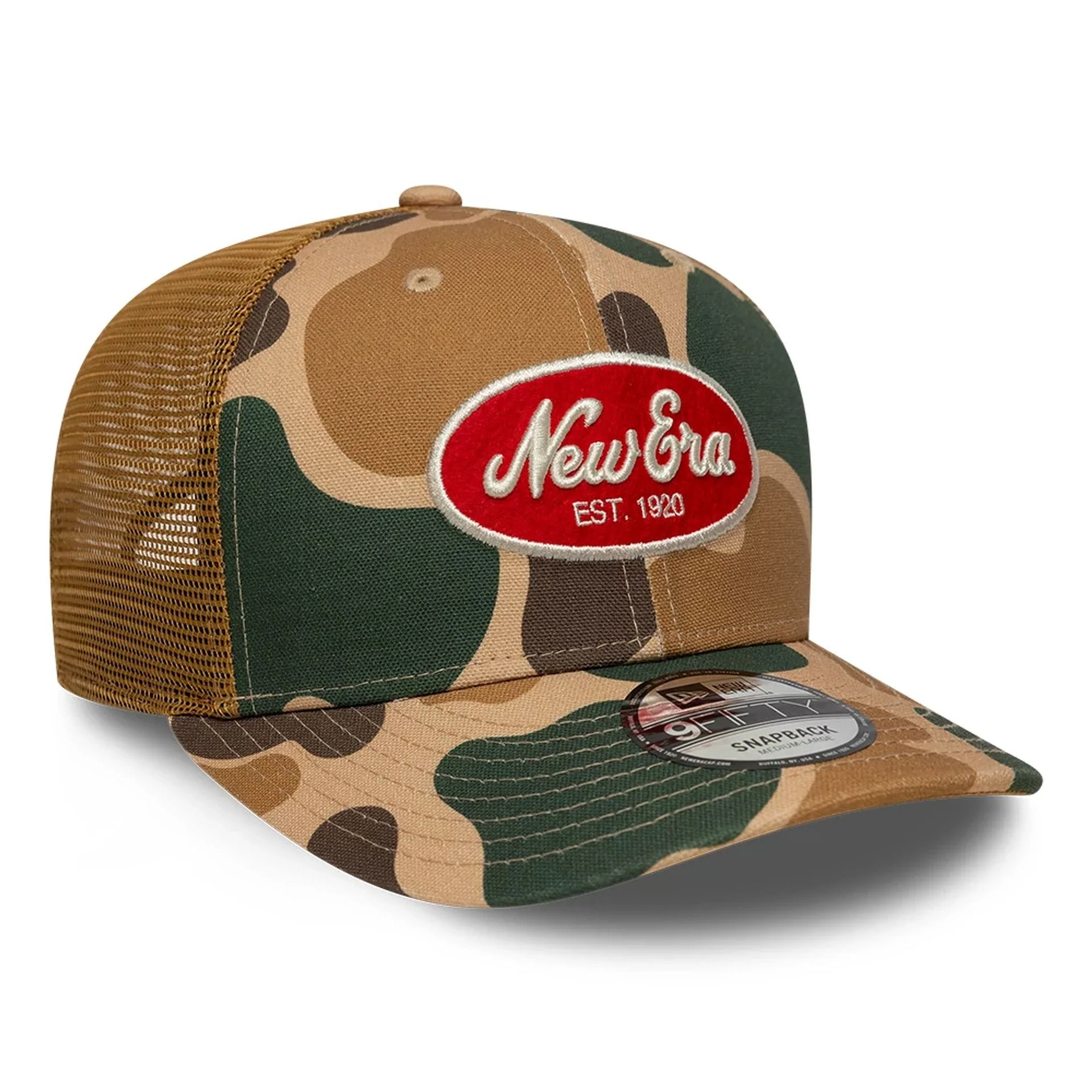 New Era Duck Camo Beige 9FIFTY Snapback Adjustable Cap - Image 3