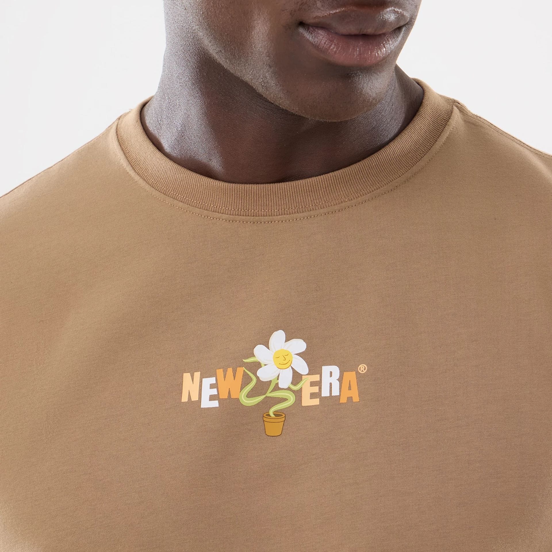New Era Earth Day Beige T-Shirt - Image 3