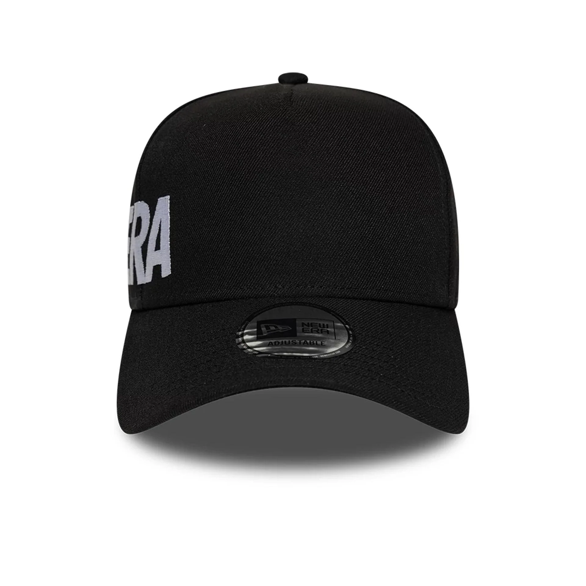 New Era Essential Black 9FORTY A-Frame Adjustable Cap - Image 2
