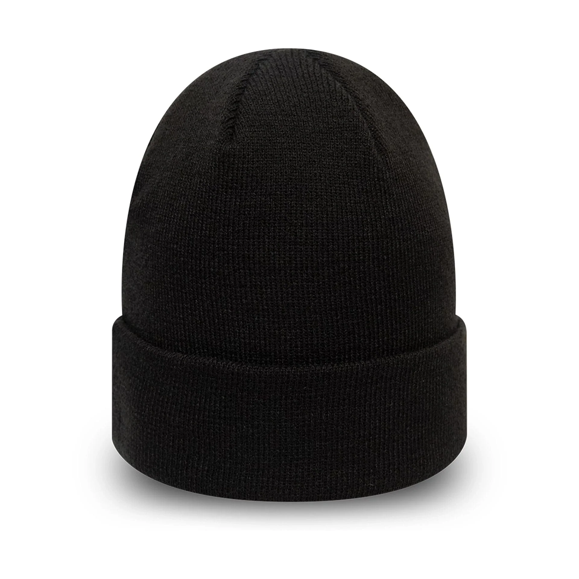 New Era Essential Black Cuff Beanie Hat - Image 2