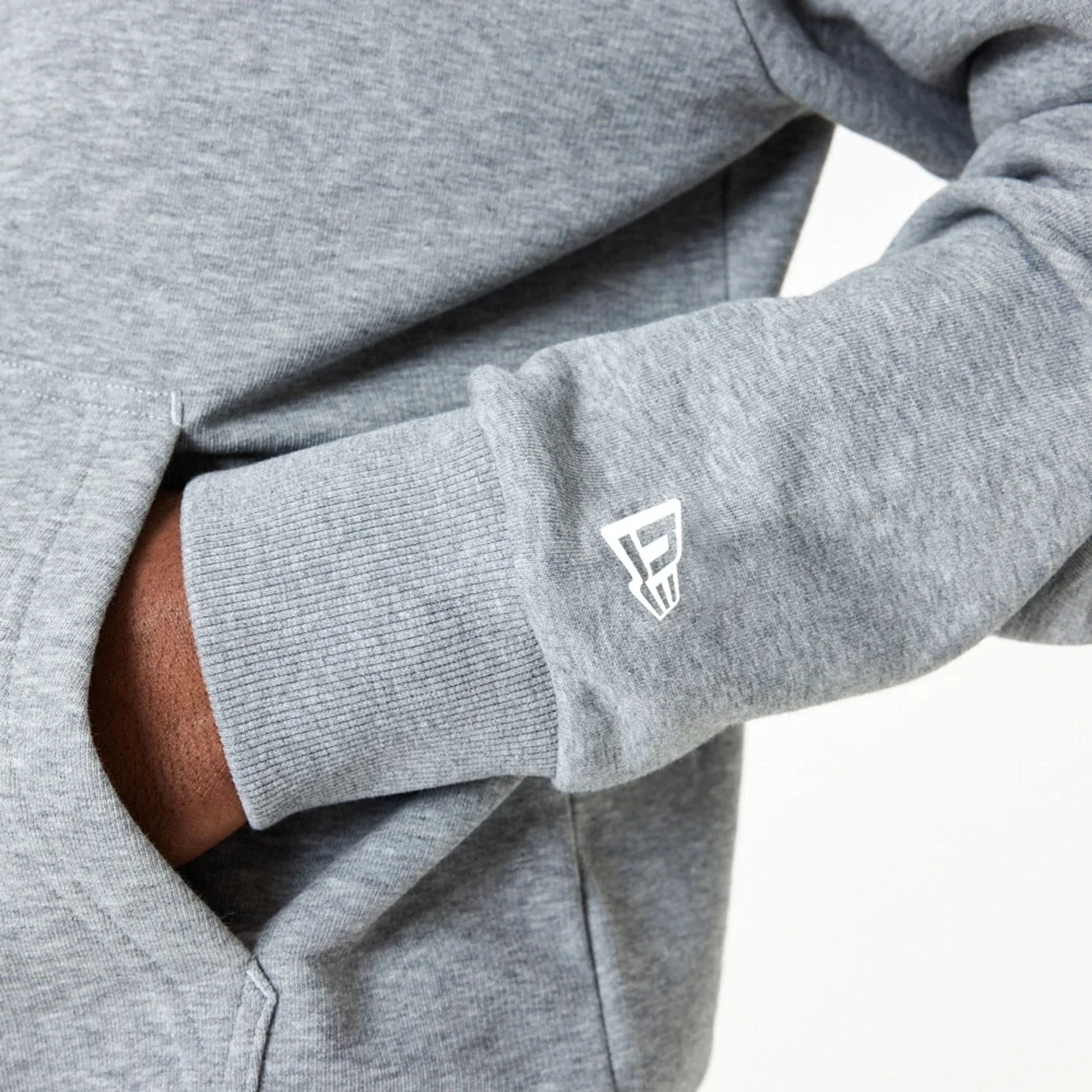 New Era Essential Grey Pullover Hoodie - Image 4