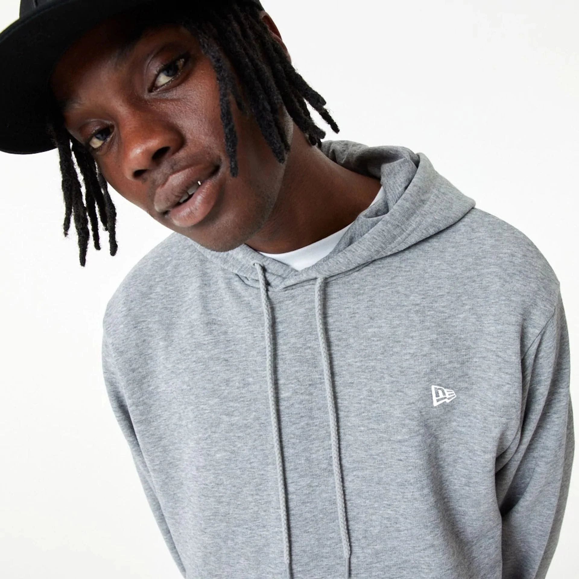 New Era Essential Grey Pullover Hoodie - Image 5