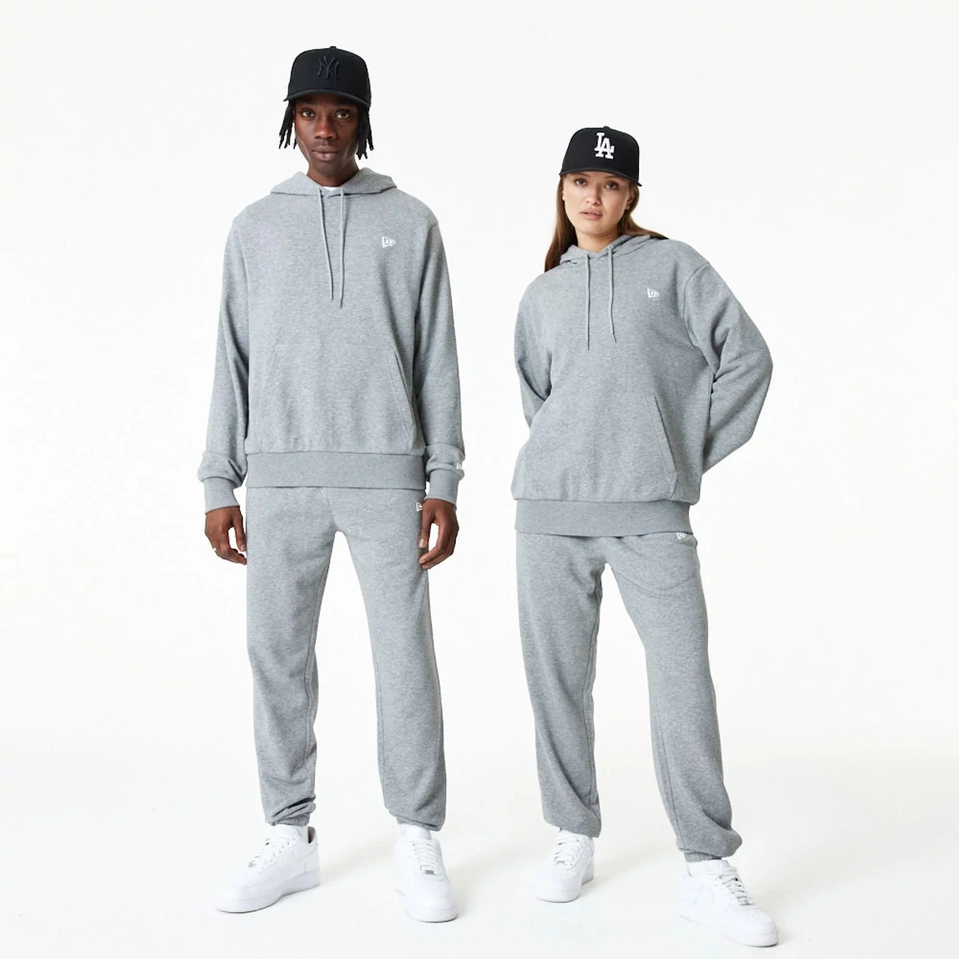 New Era Essential Grey Pullover Hoodie - Image 9