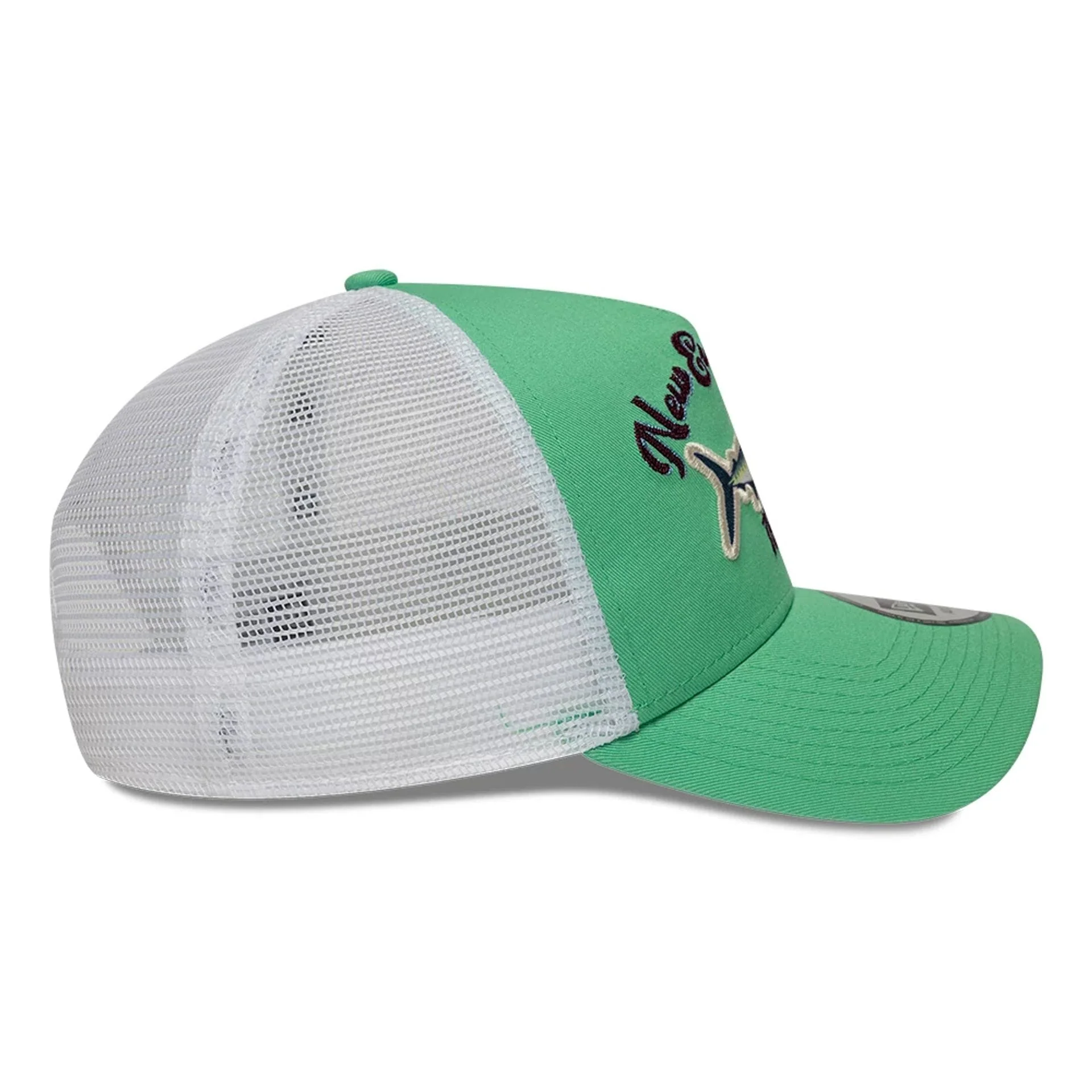 New Era Fishing Open Green 9FORTY A-Frame Trucker Adjustable Cap - Image 5