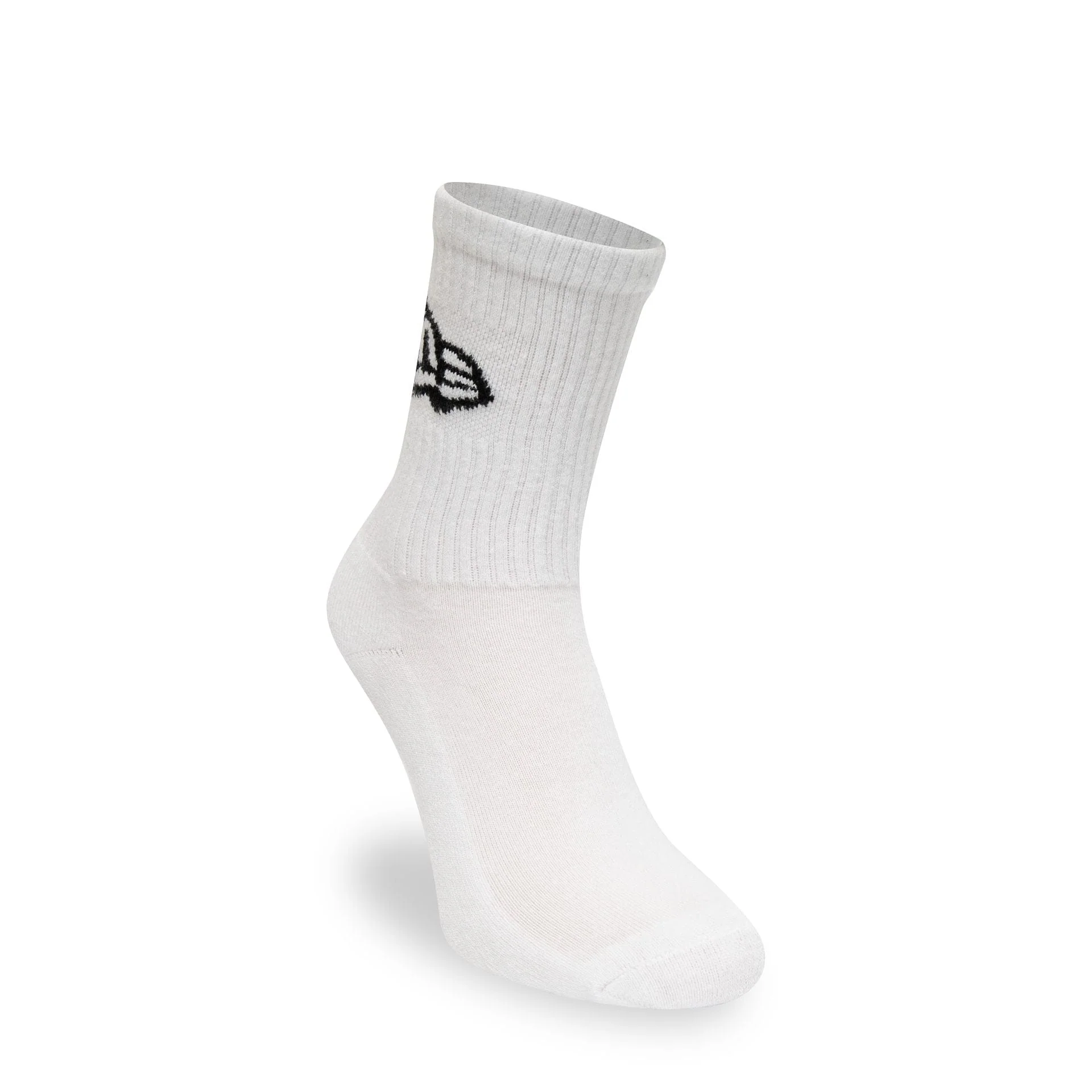 New Era Flag 3 Pack Crew White Sock - Image 2