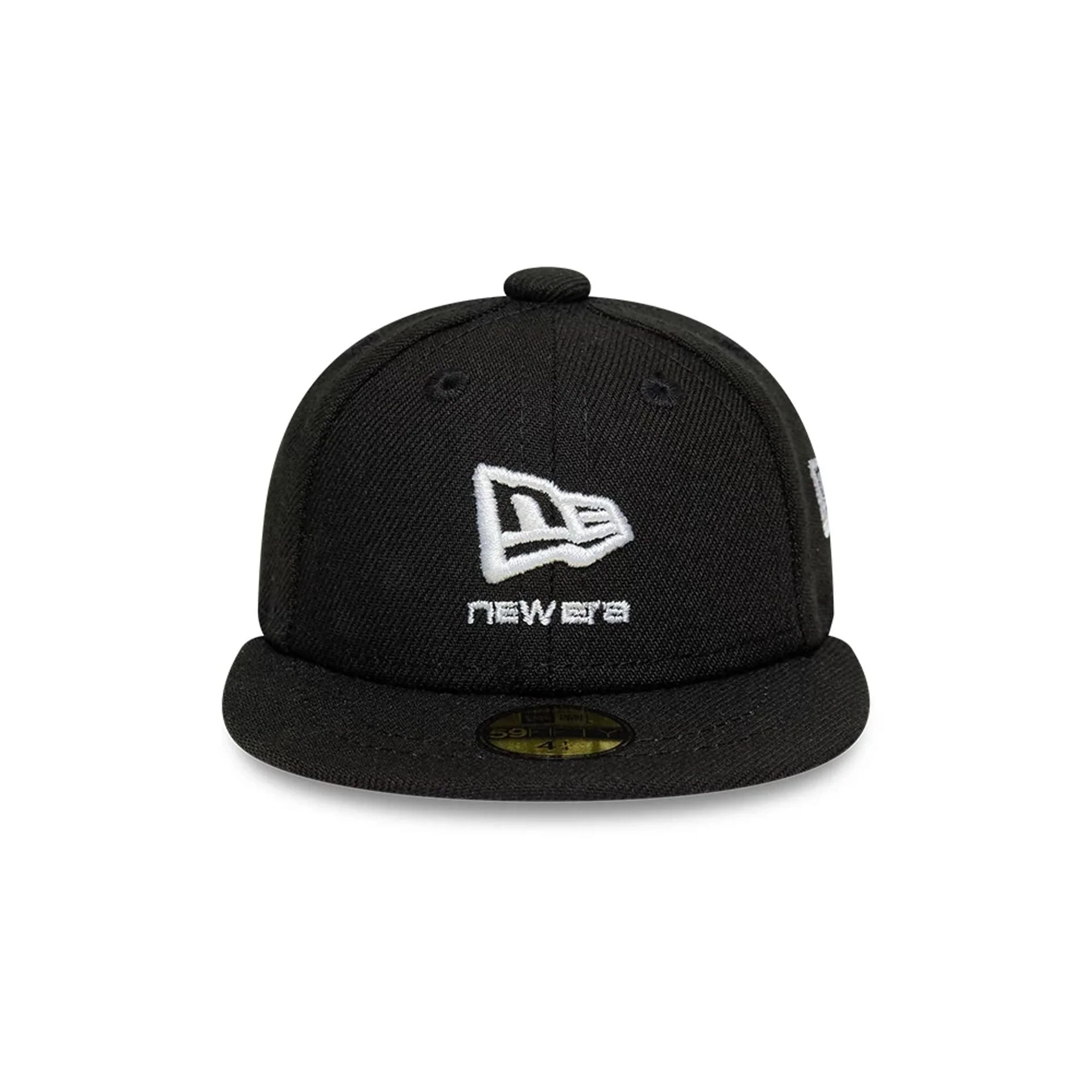 New Era Flag Logo Black Mini 59FIFTY Fitted Cap - Image 2