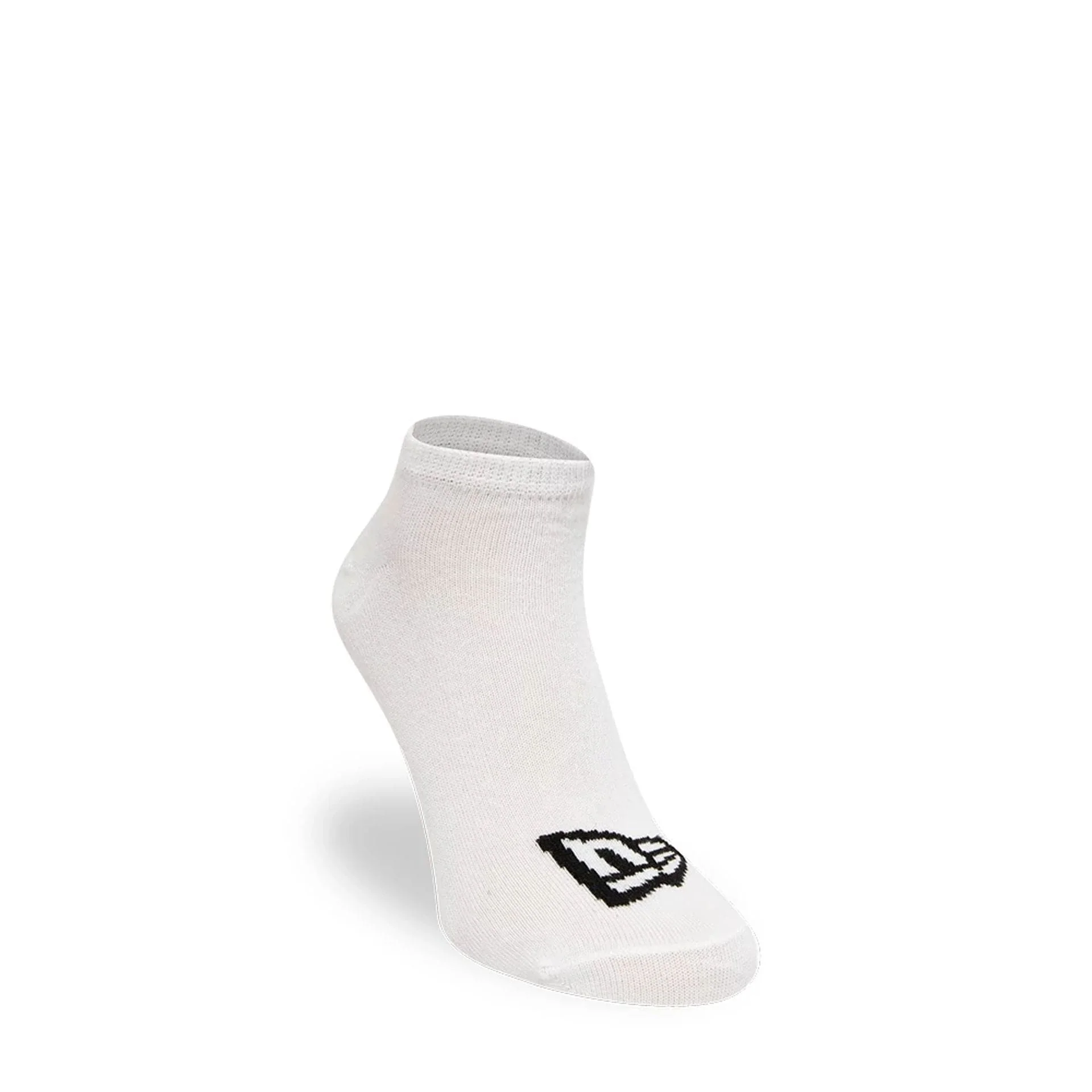New Era Flag Sneaker 3 Pack White Socks - Image 2