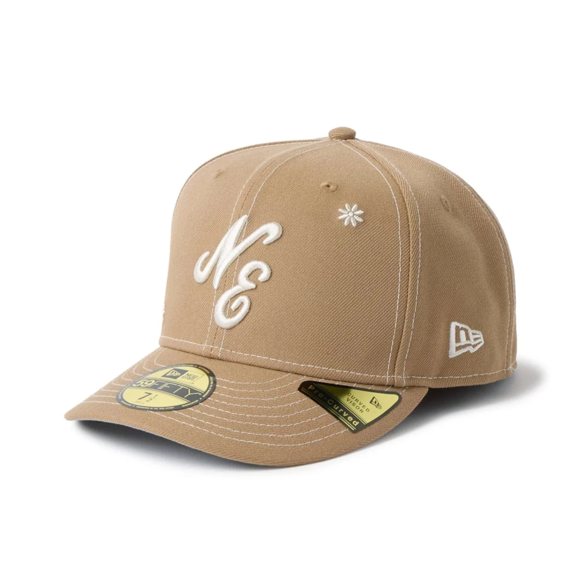 New Era Floral Beige 59FIFTY Fitted Cap - Image 10