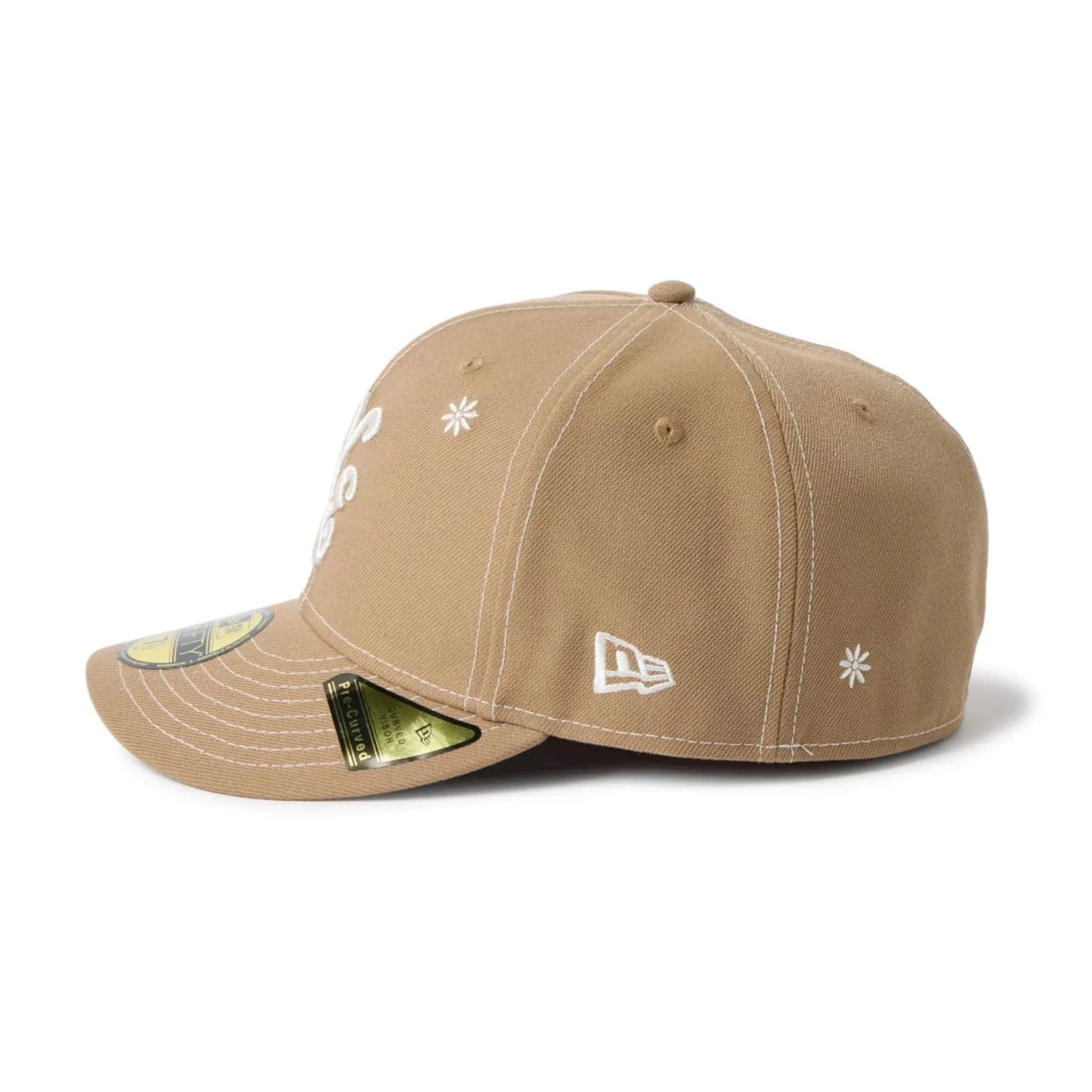 New Era Floral Beige 59FIFTY Fitted Cap - Image 6