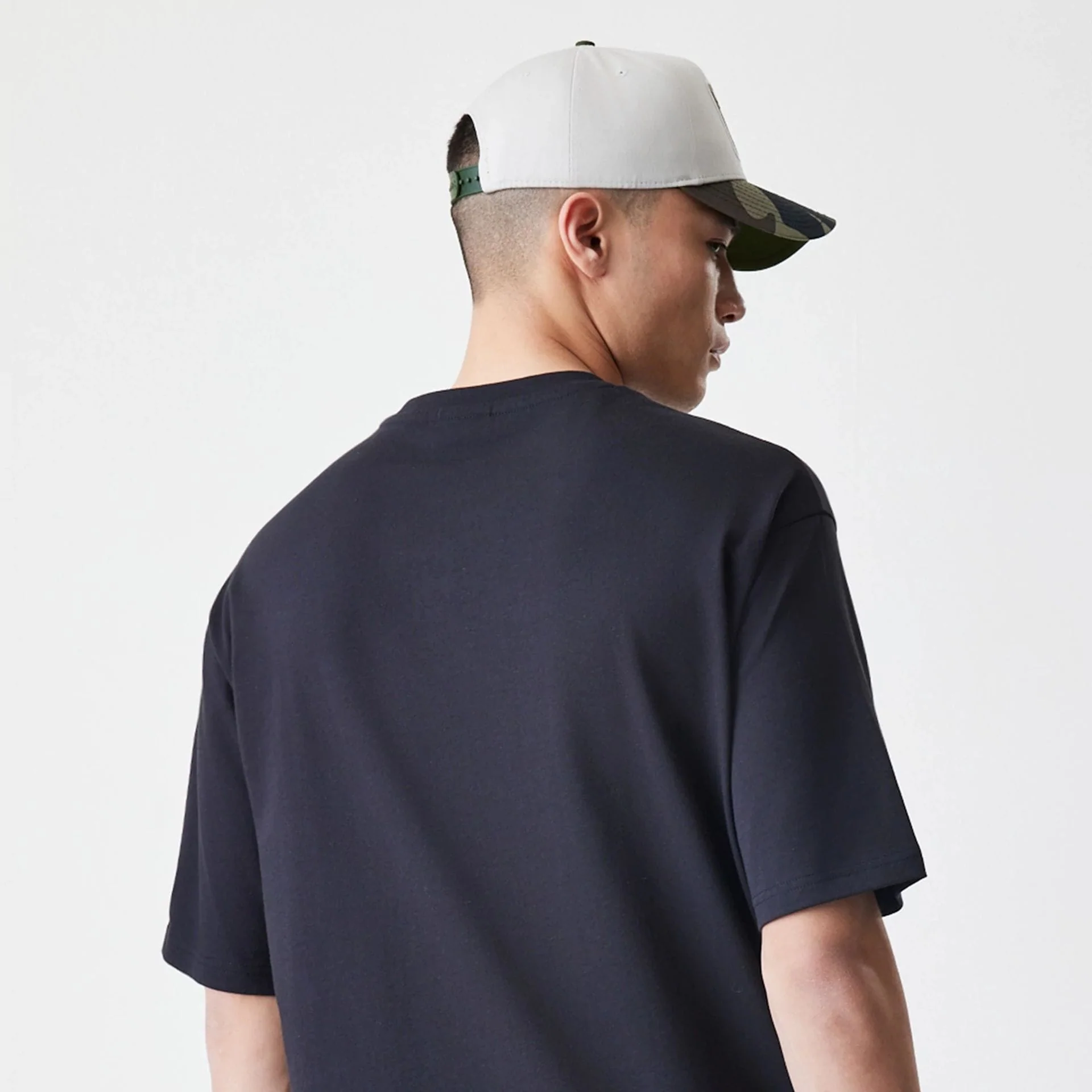 New Era Floral Black Oversized T-Shirt - Image 7