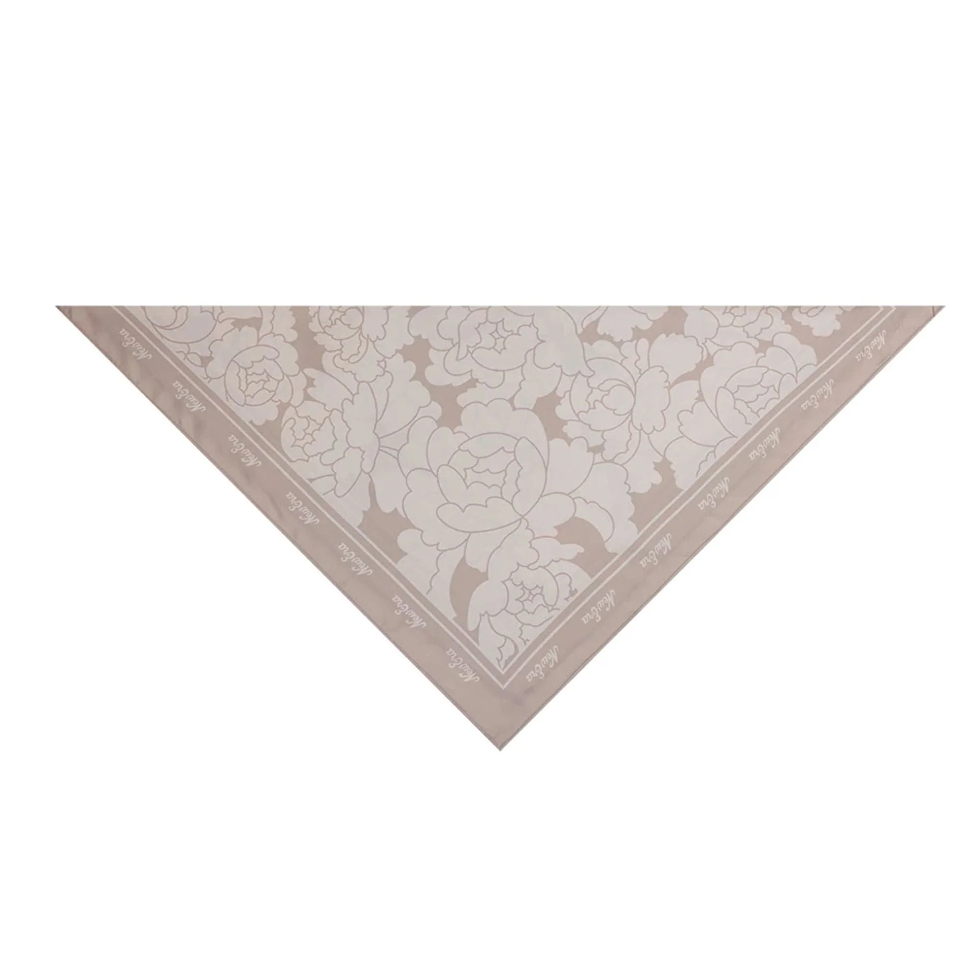 New Era Floral Satin Beige Bandana - Image 5