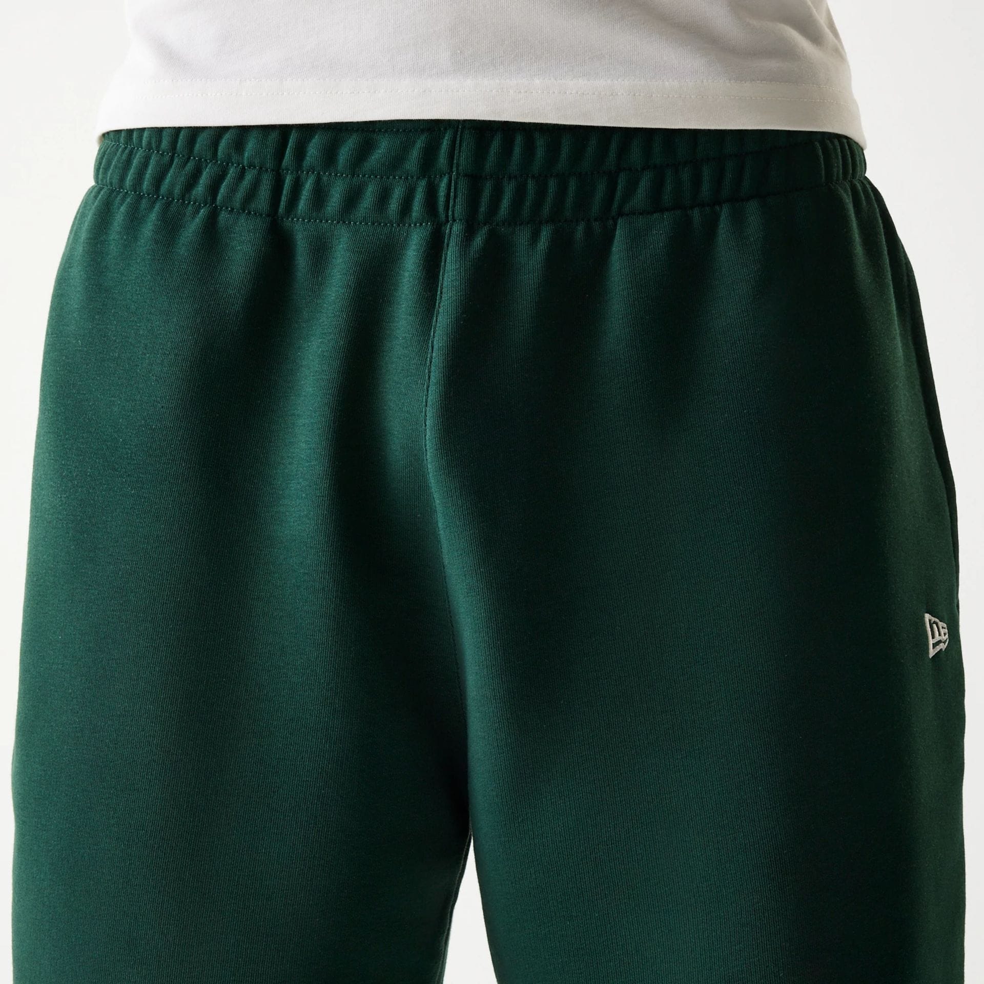 New Era Front Logo Dark Green Shorts - Image 5