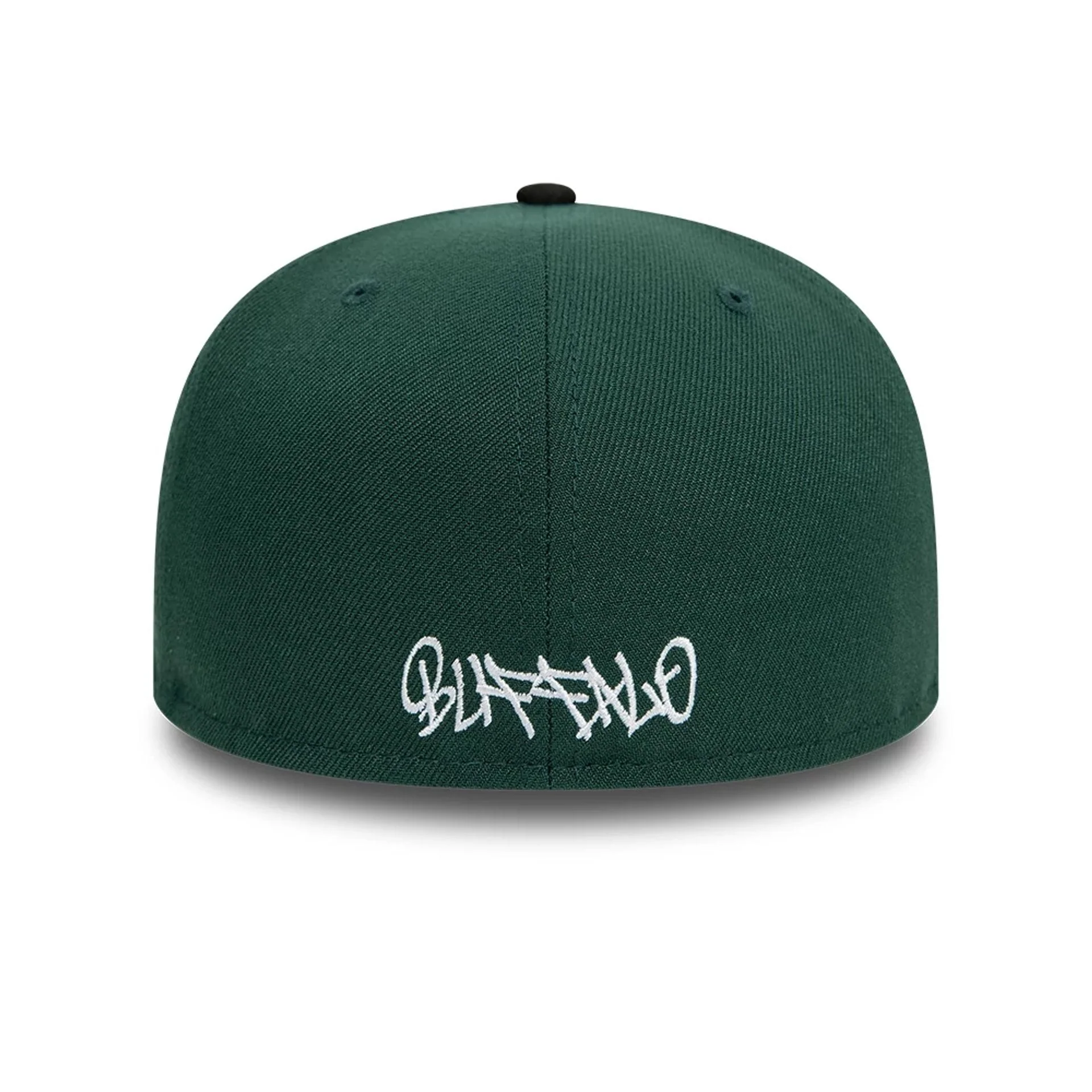 New Era Front Script Dark Green 59FIFTY Fitted Cap - Image 2