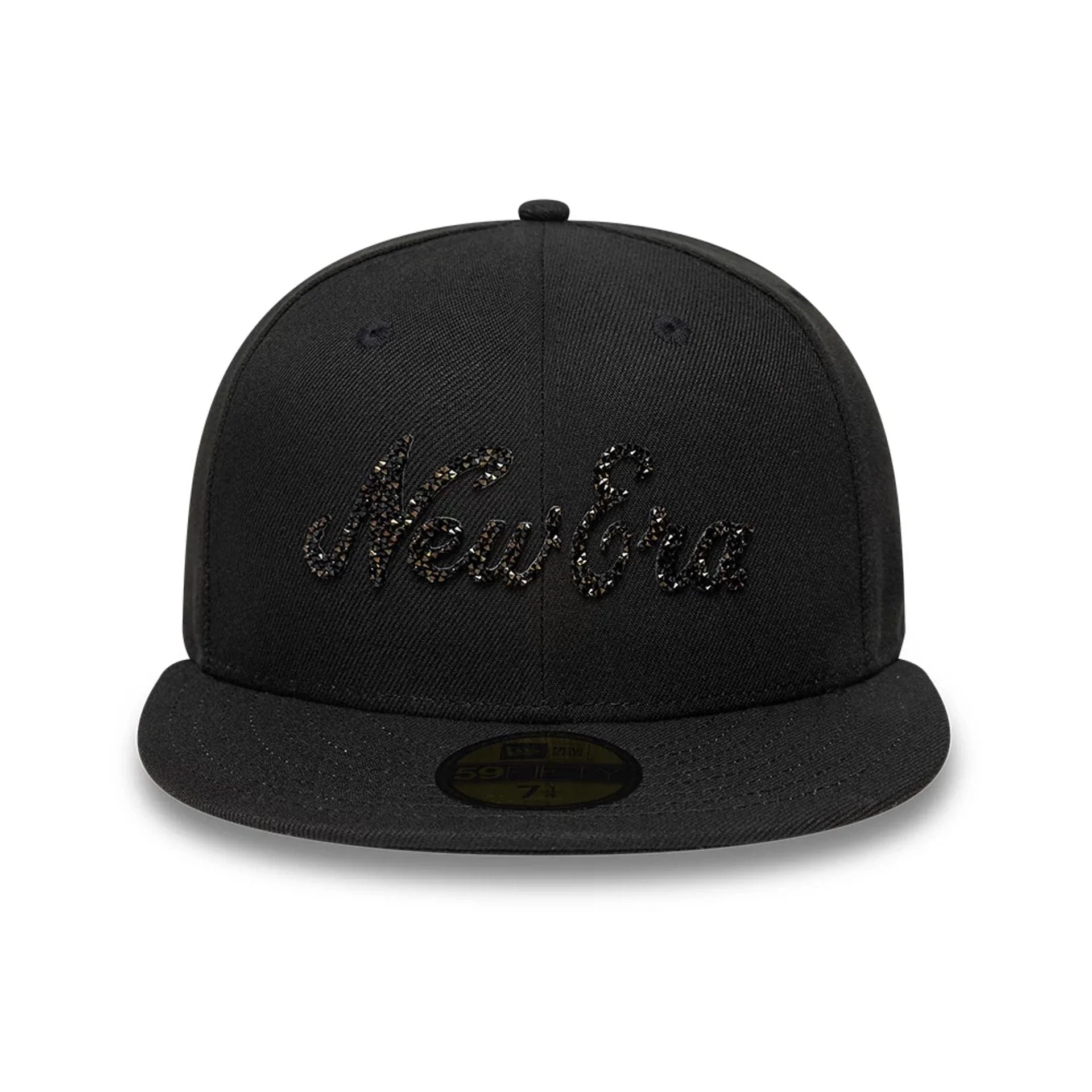 New Era Gem Black 59FIFTY Fitted Cap - Image 2