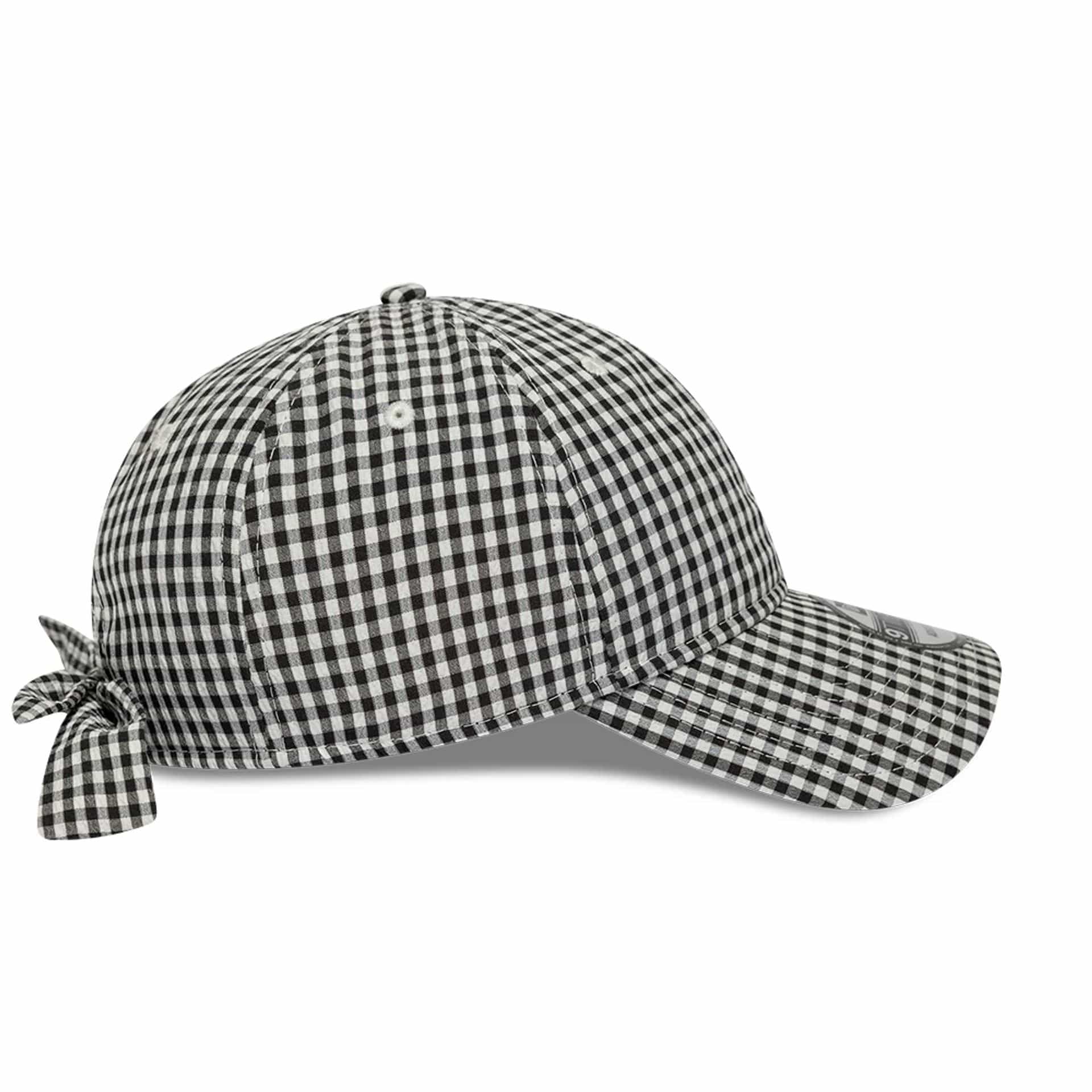 New Era Gingham Bowback Black 9TWENTY Adjustable Cap - Image 6