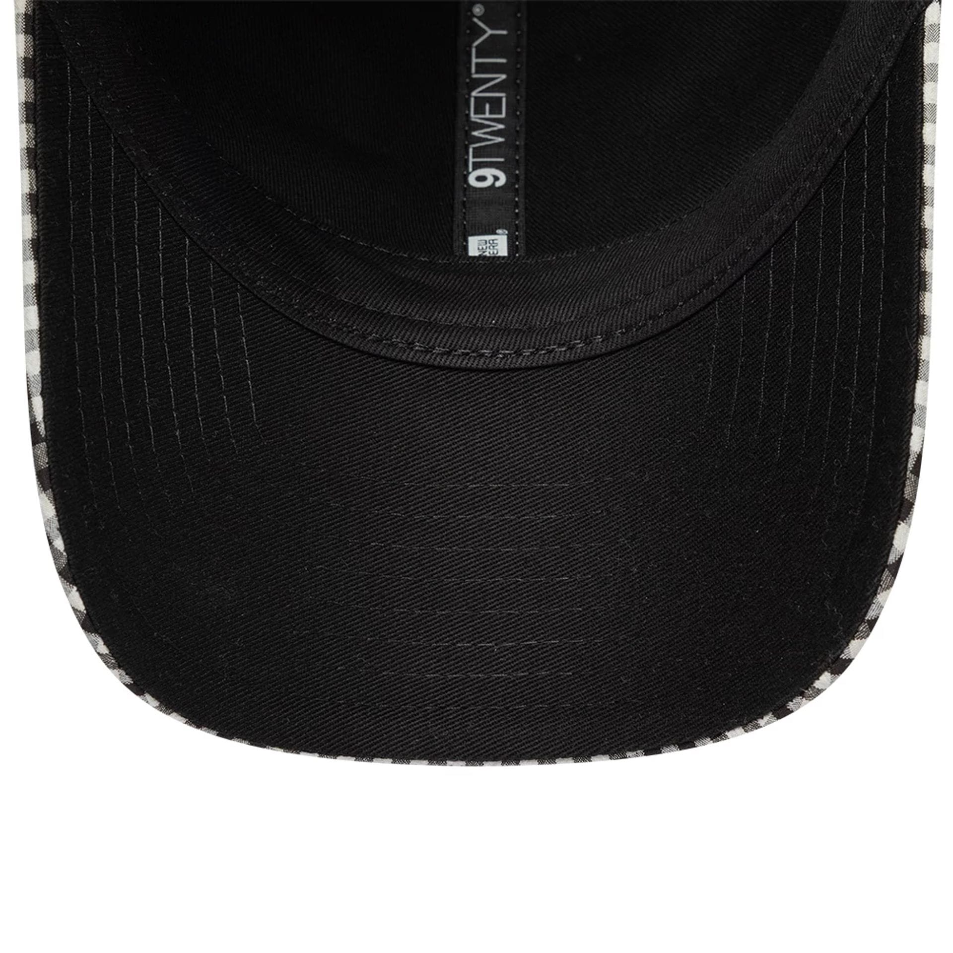 New Era Gingham Bowback Black 9TWENTY Adjustable Cap - Image 7
