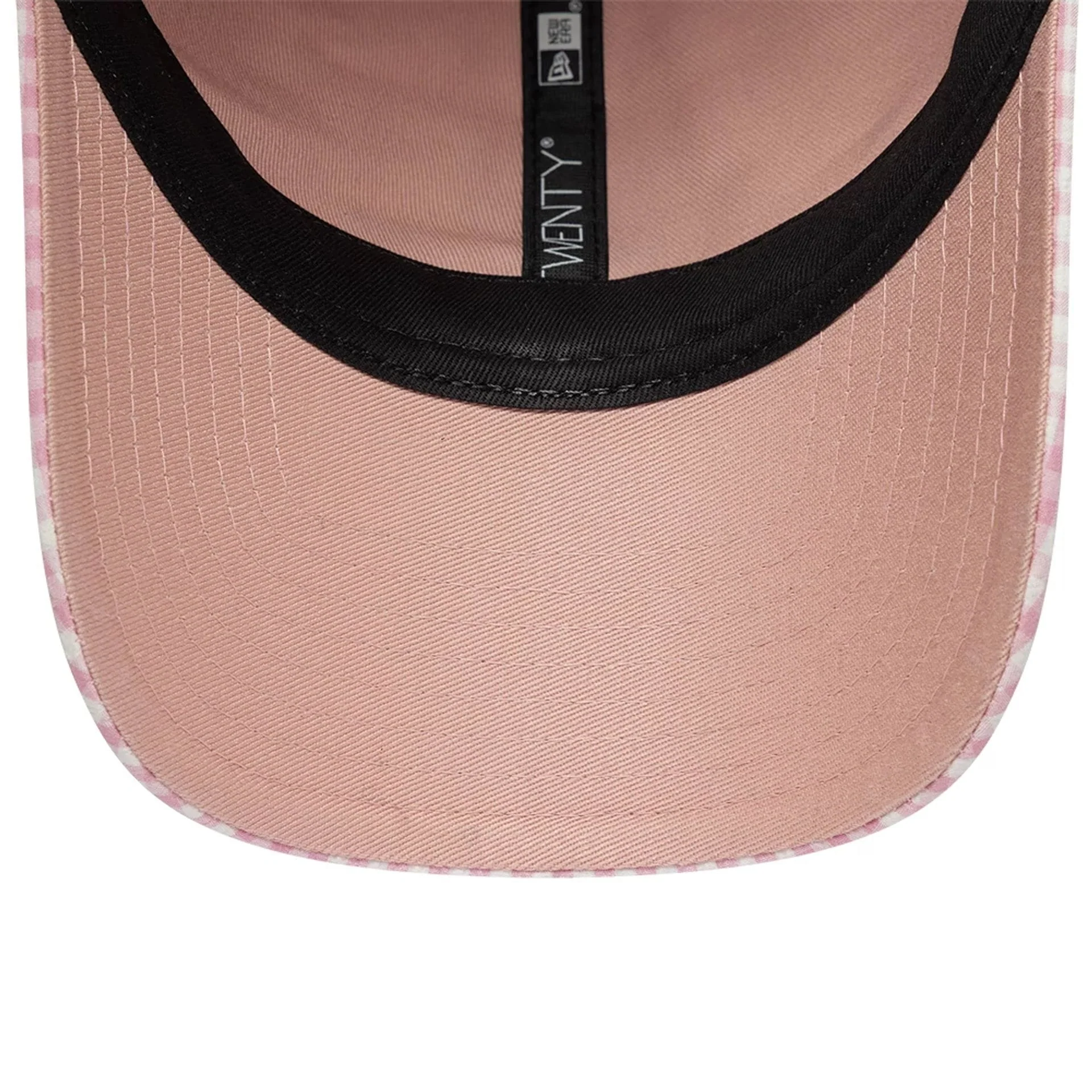 New Era Gingham Bowback Pastel Pink 9TWENTY Adjustable Cap - Image 7