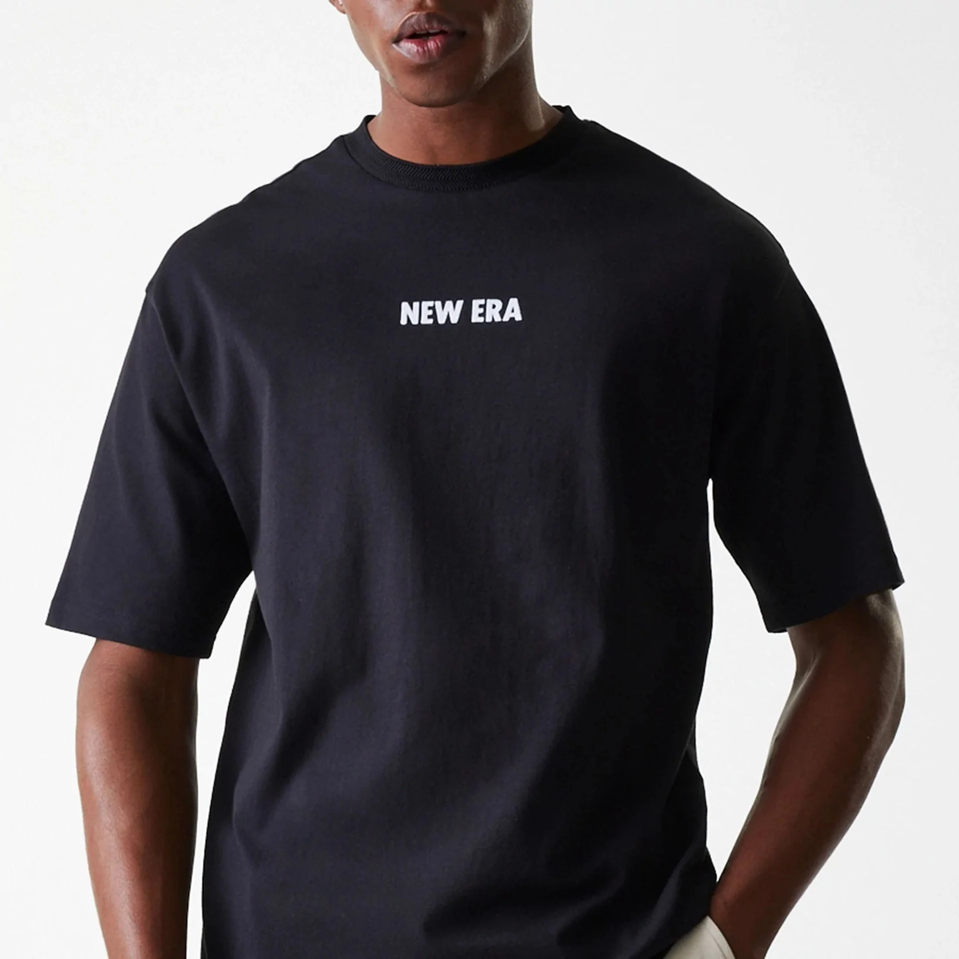 New Era Graphic Black Oversized T-Shirt - Image 3