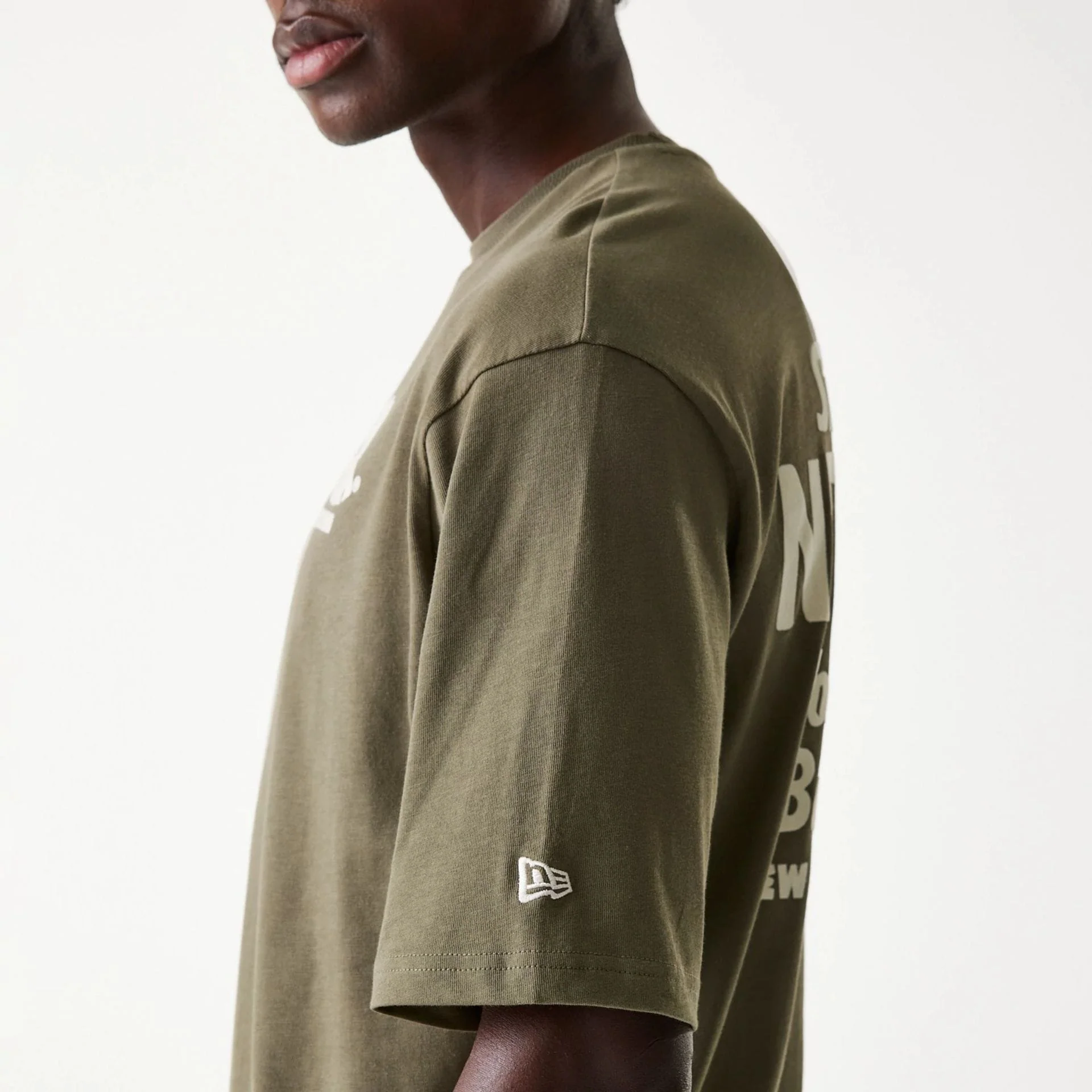 New Era Graphic Green Oversized T-Shirt - Image 5