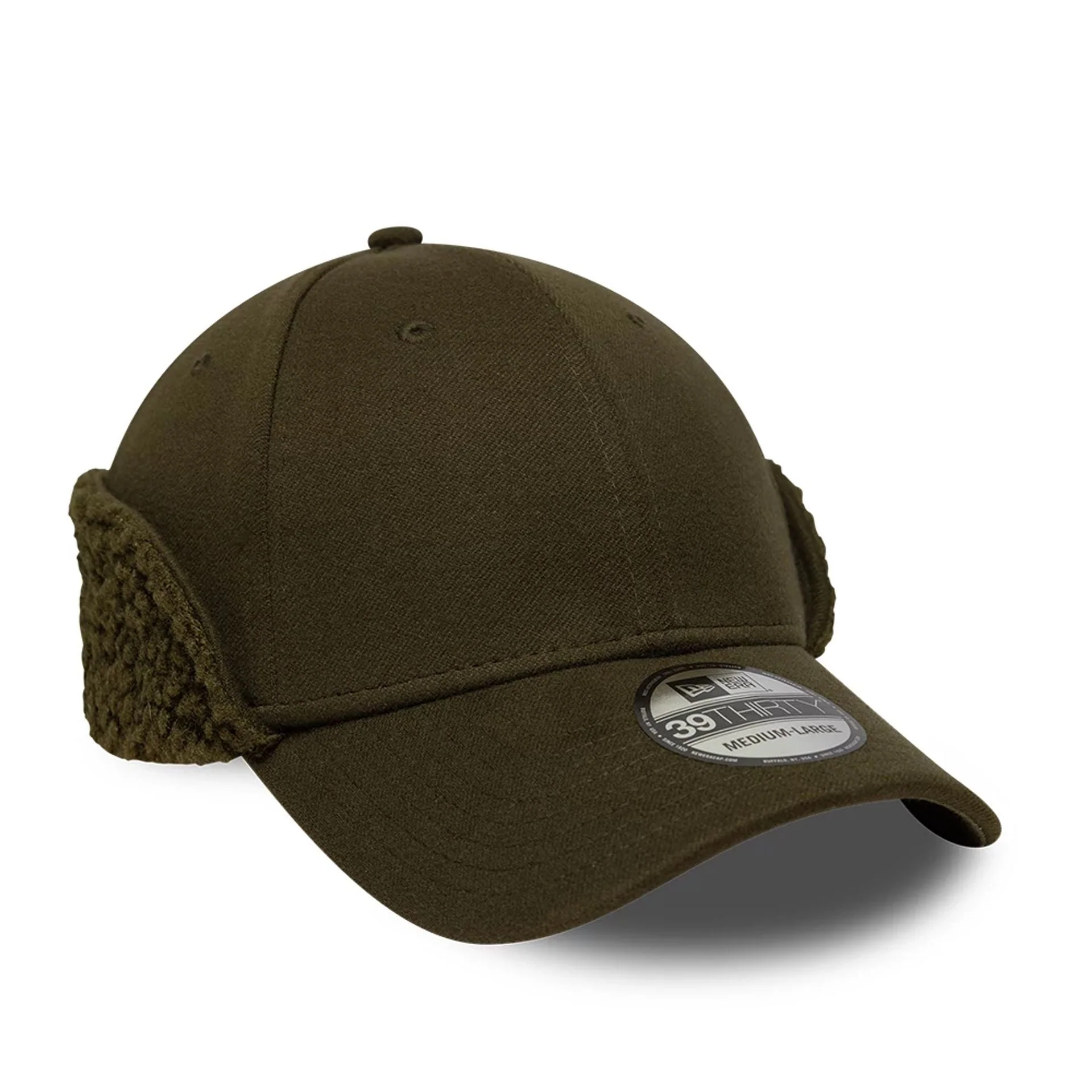 New Era Green 39THIRTY Downflap Stretch Fit Cap - Image 4