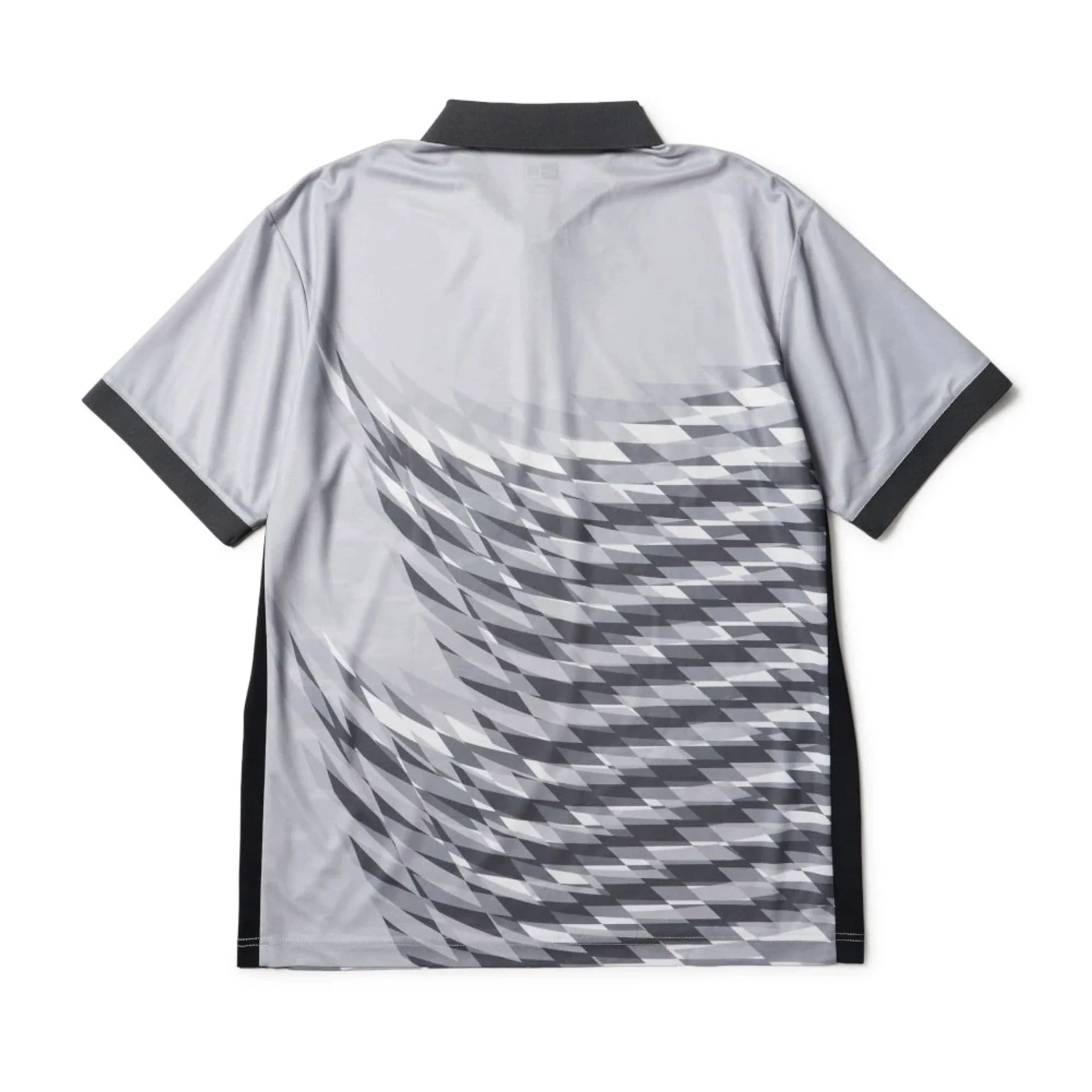 New Era Grid Grey Polo T-Shirt - Image 2