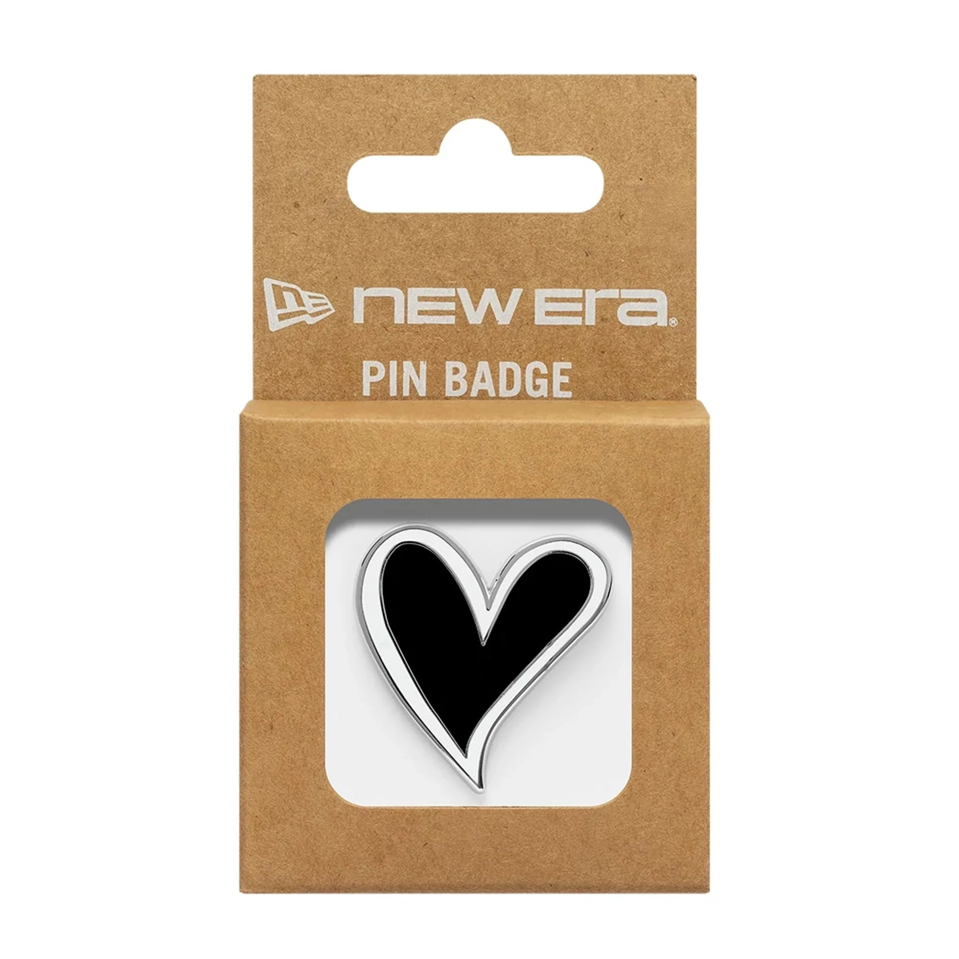 New Era Heart Black Pin Badge - Image 3