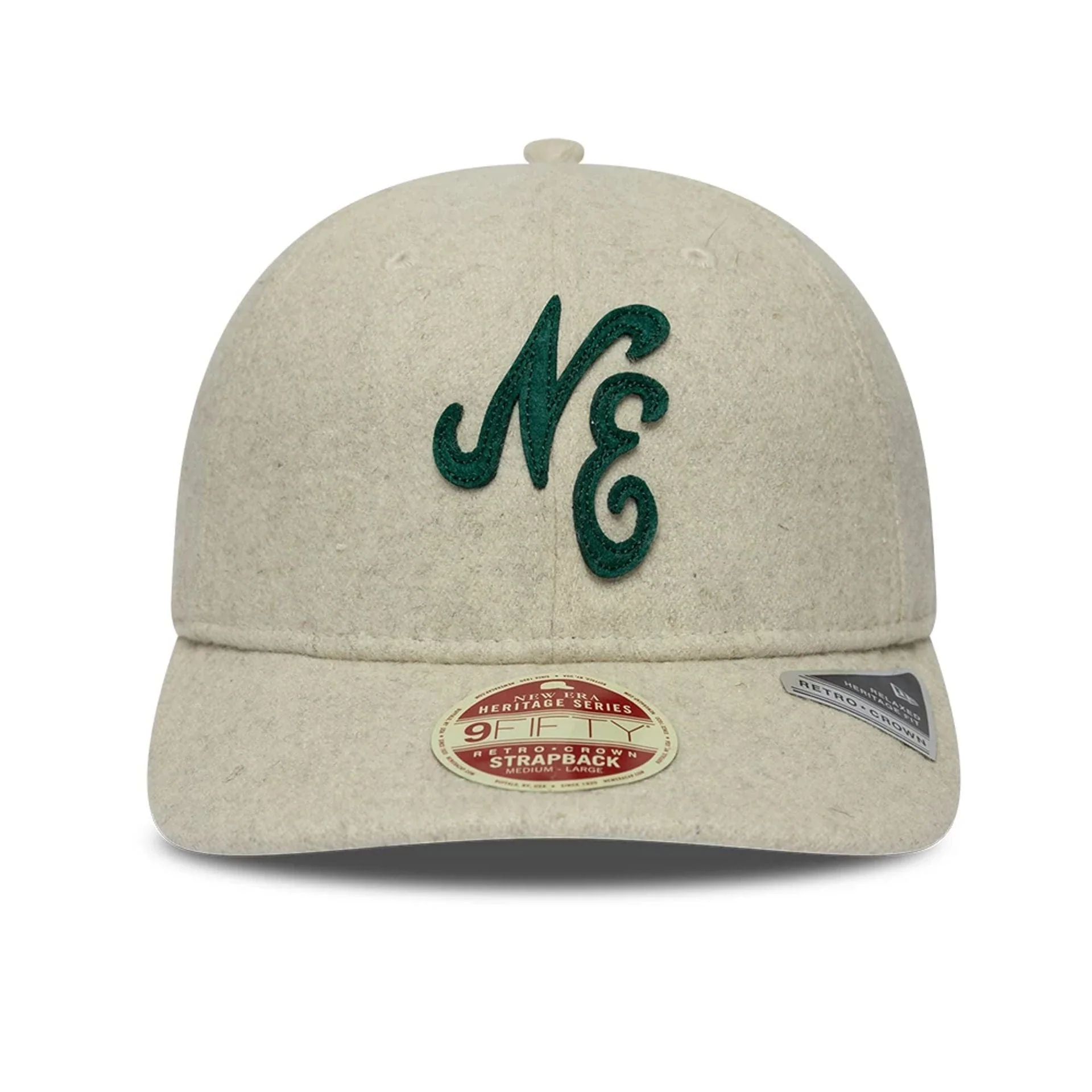New Era Heritage Light Grey Retro Crown 9FIFTY Adjustable Cap - Image 3