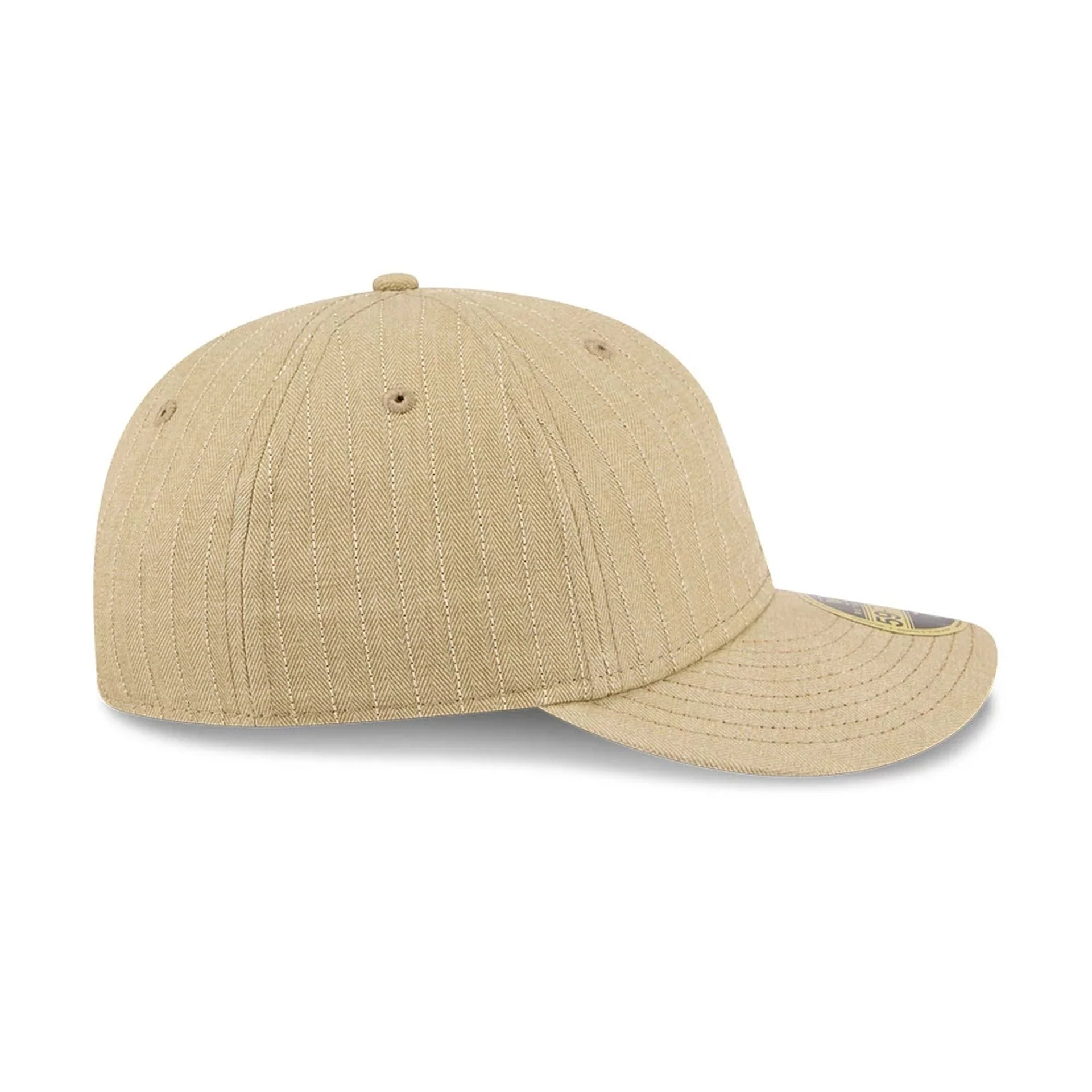 New Era Herringbone Beige Retro Crown 59FIFTY Fitted Cap - Image 6