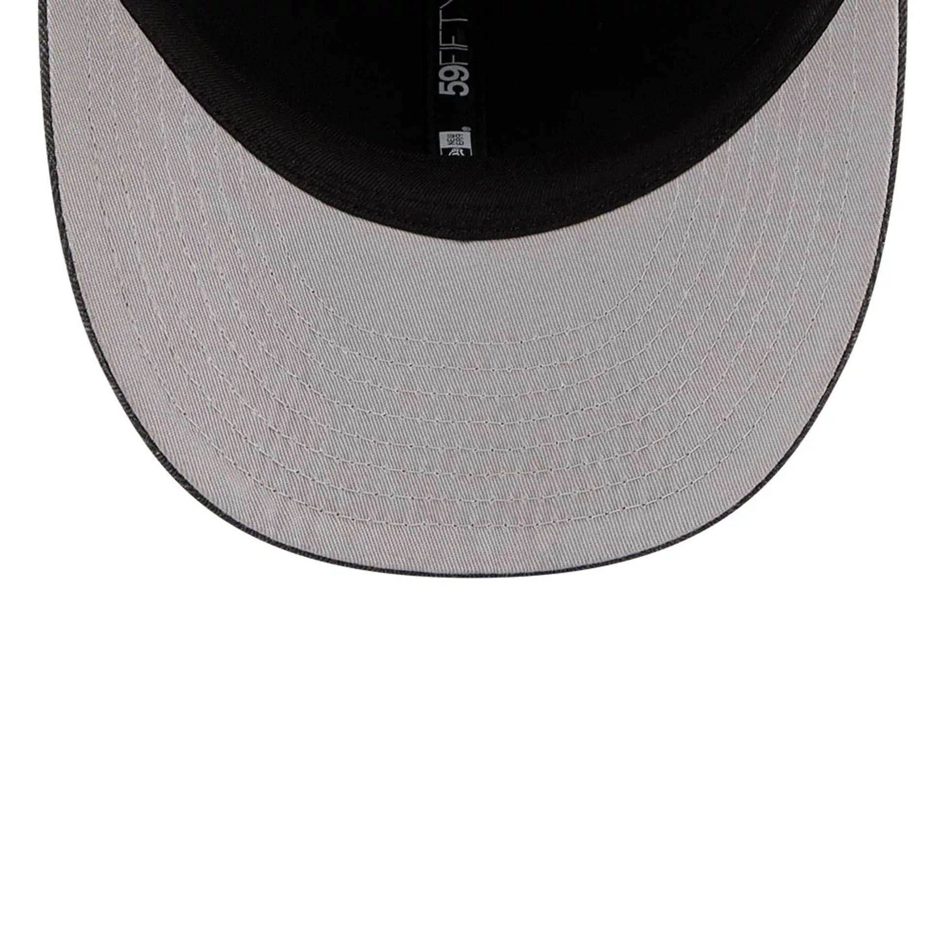 New Era Herringbone Charcoal Retro Crown 59FIFTY Fitted Cap - Image 2