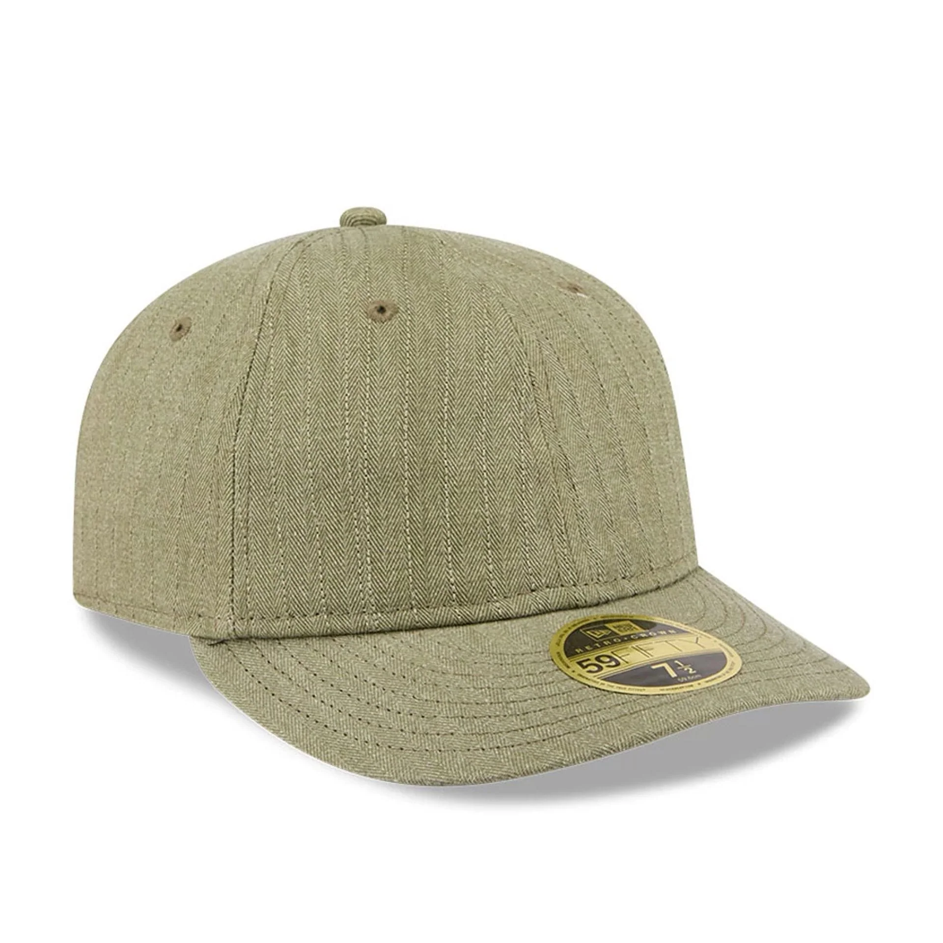 New Era Herringbone Green Retro Crown 59FIFTY Fitted Cap - Image 4