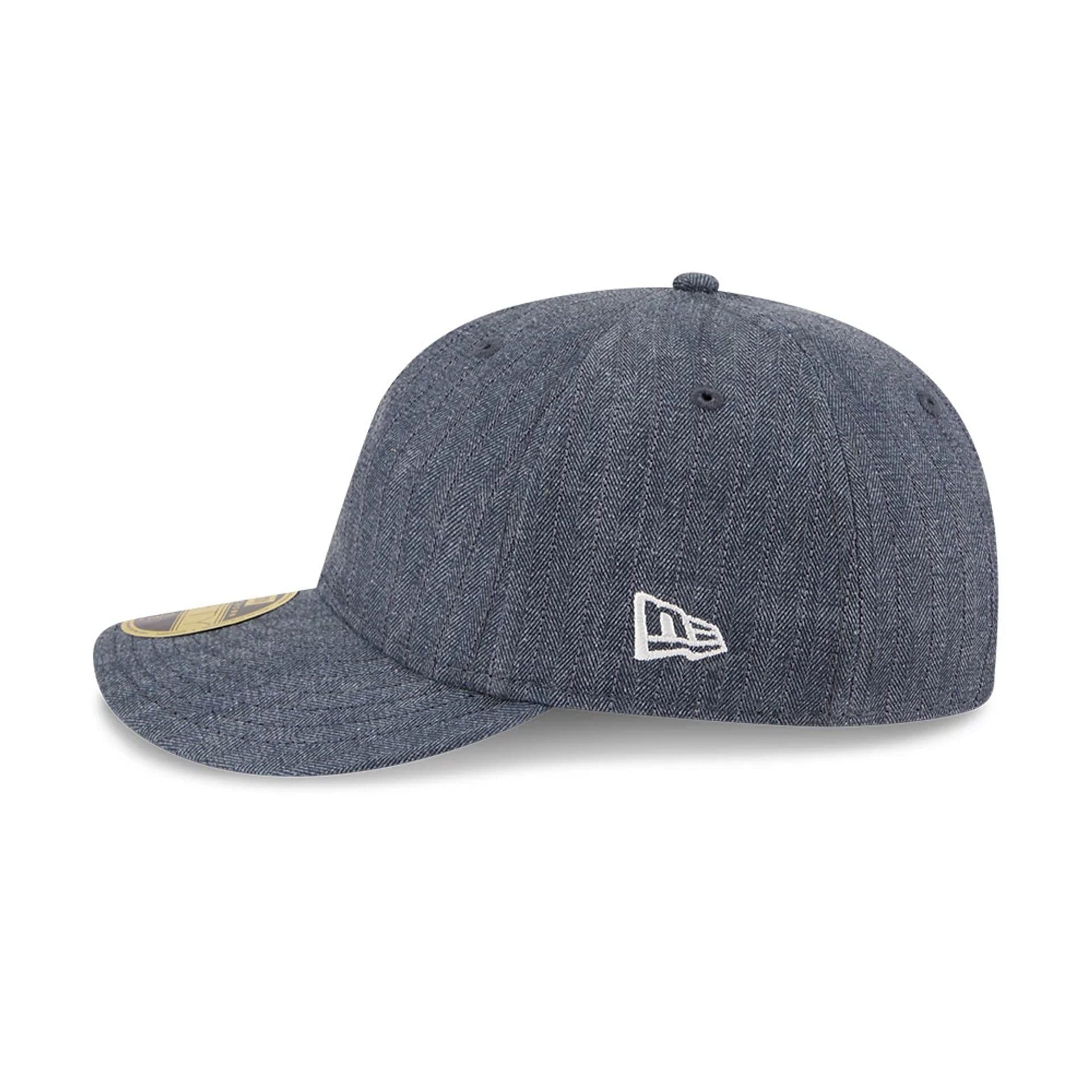 New Era Herringbone Navy Retro Crown 59FIFTY Fitted Cap - Image 5