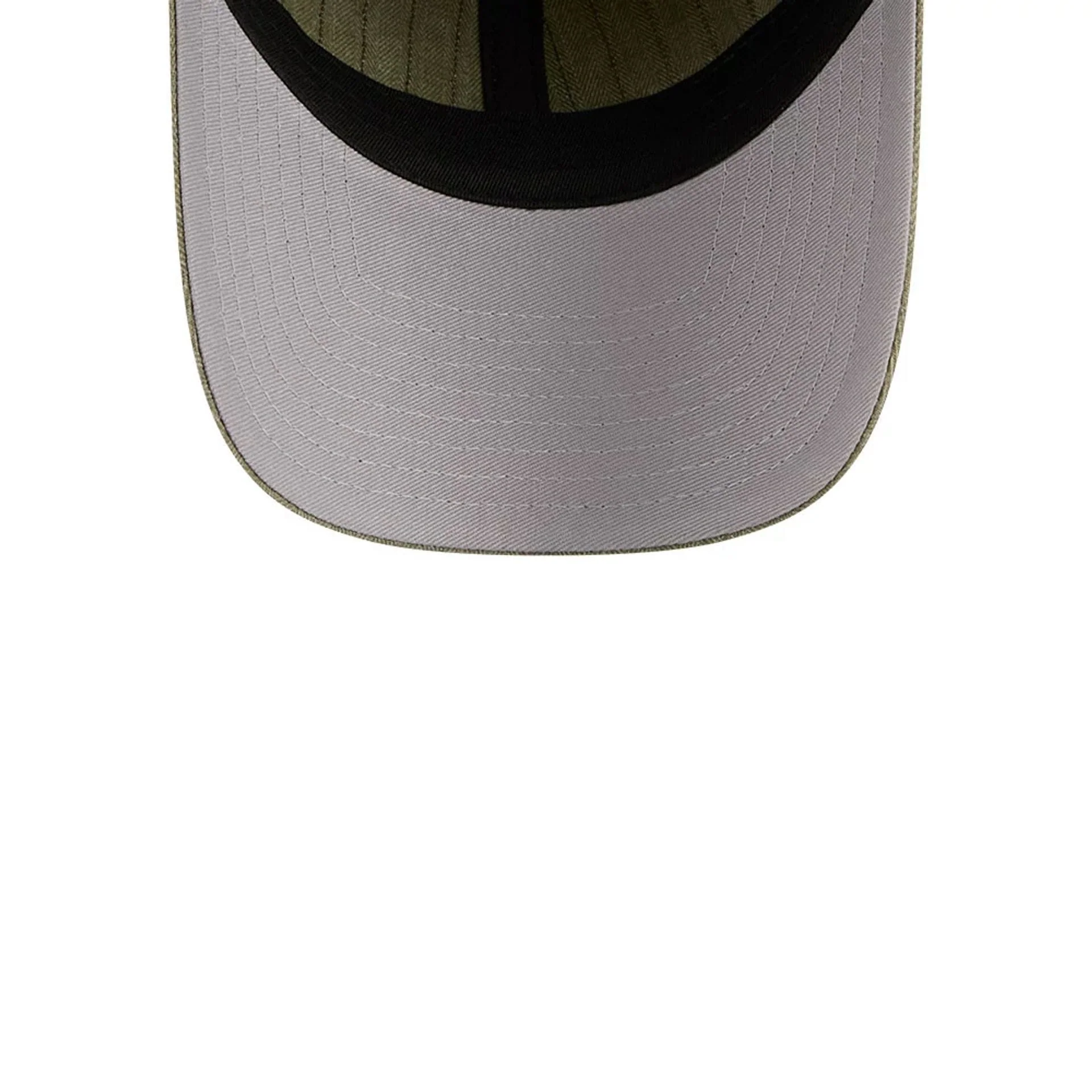 New Era Herringbone Pinstripe Green Casual Classic Adjustable Cap - Image 2