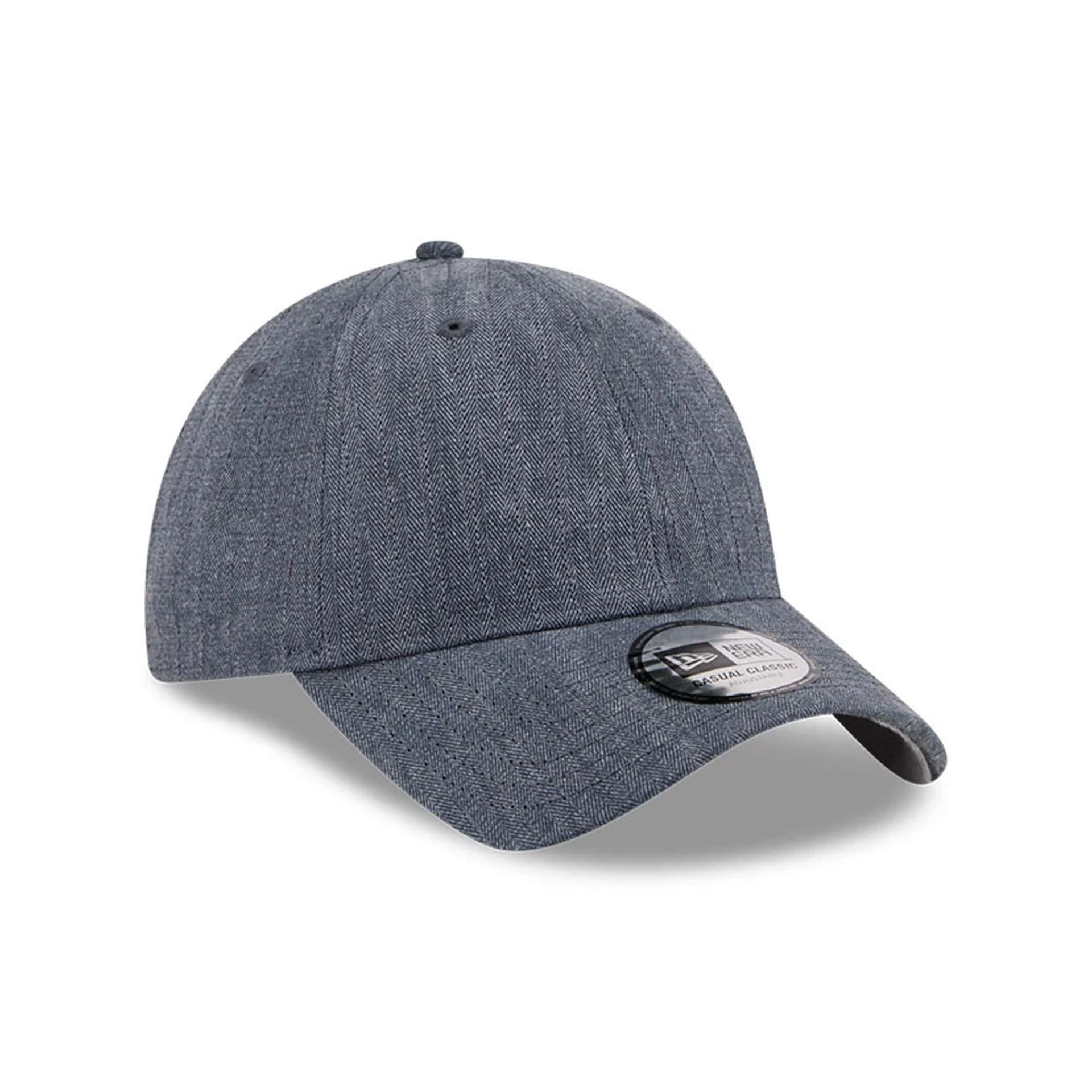 New Era Herringbone Pinstripe Navy Casual Classic Adjustable Cap - Image 4