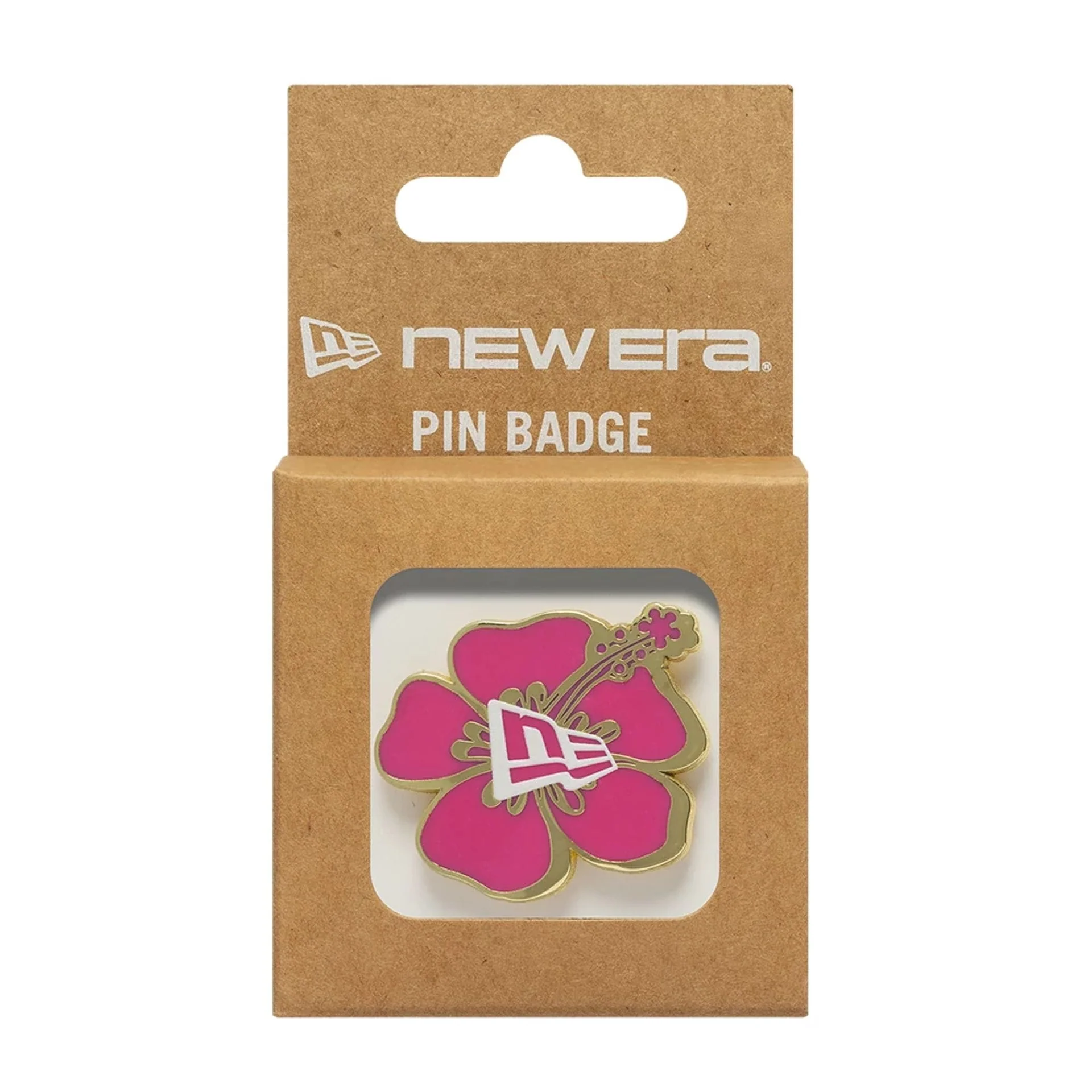 New Era Hibiscus Gold Pin Badge - Image 3