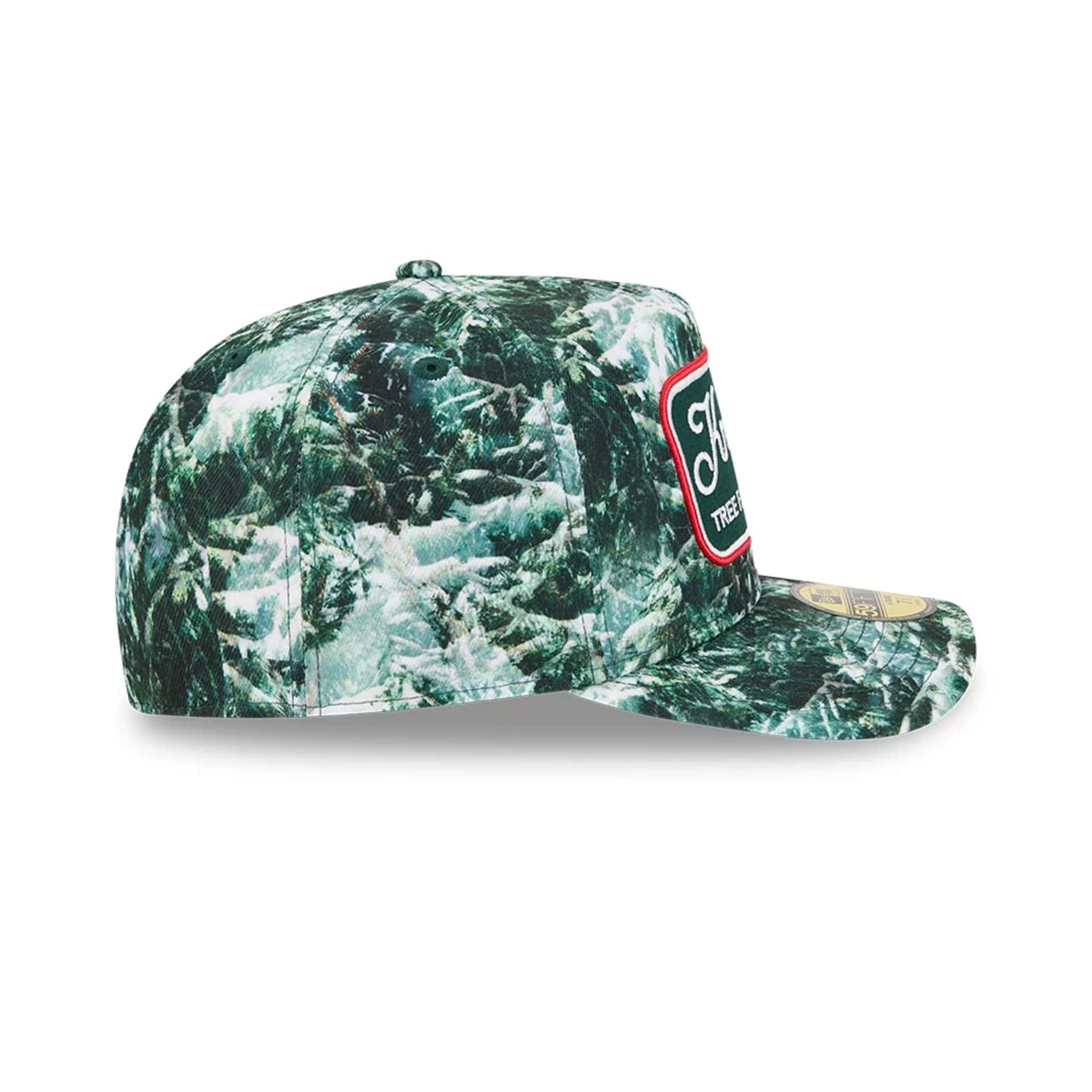 New Era Holiday Essentials Dark Green 59FIFTY A-Frame Fitted Cap - Image 6