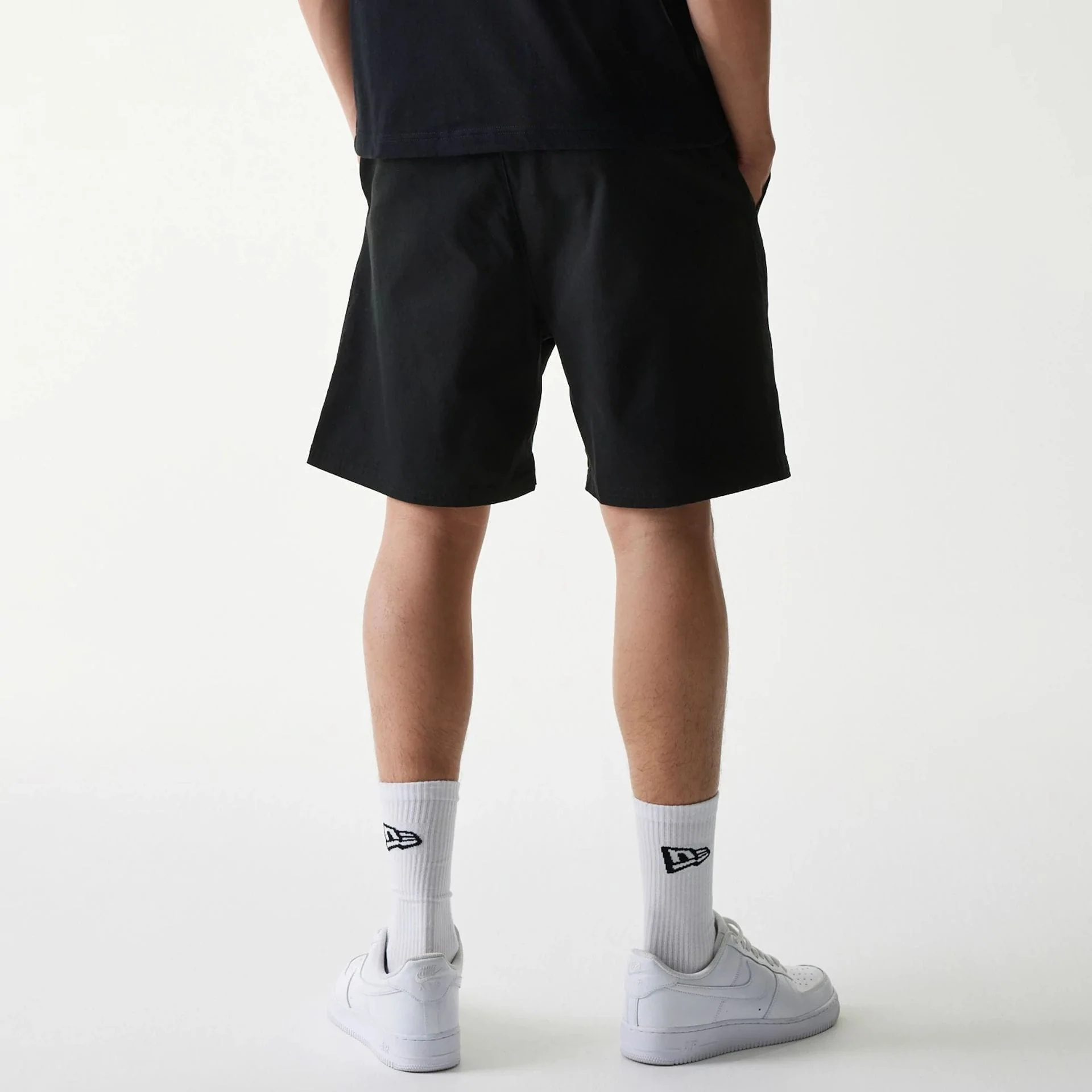New Era Japan Woven Black Shorts - Image 2