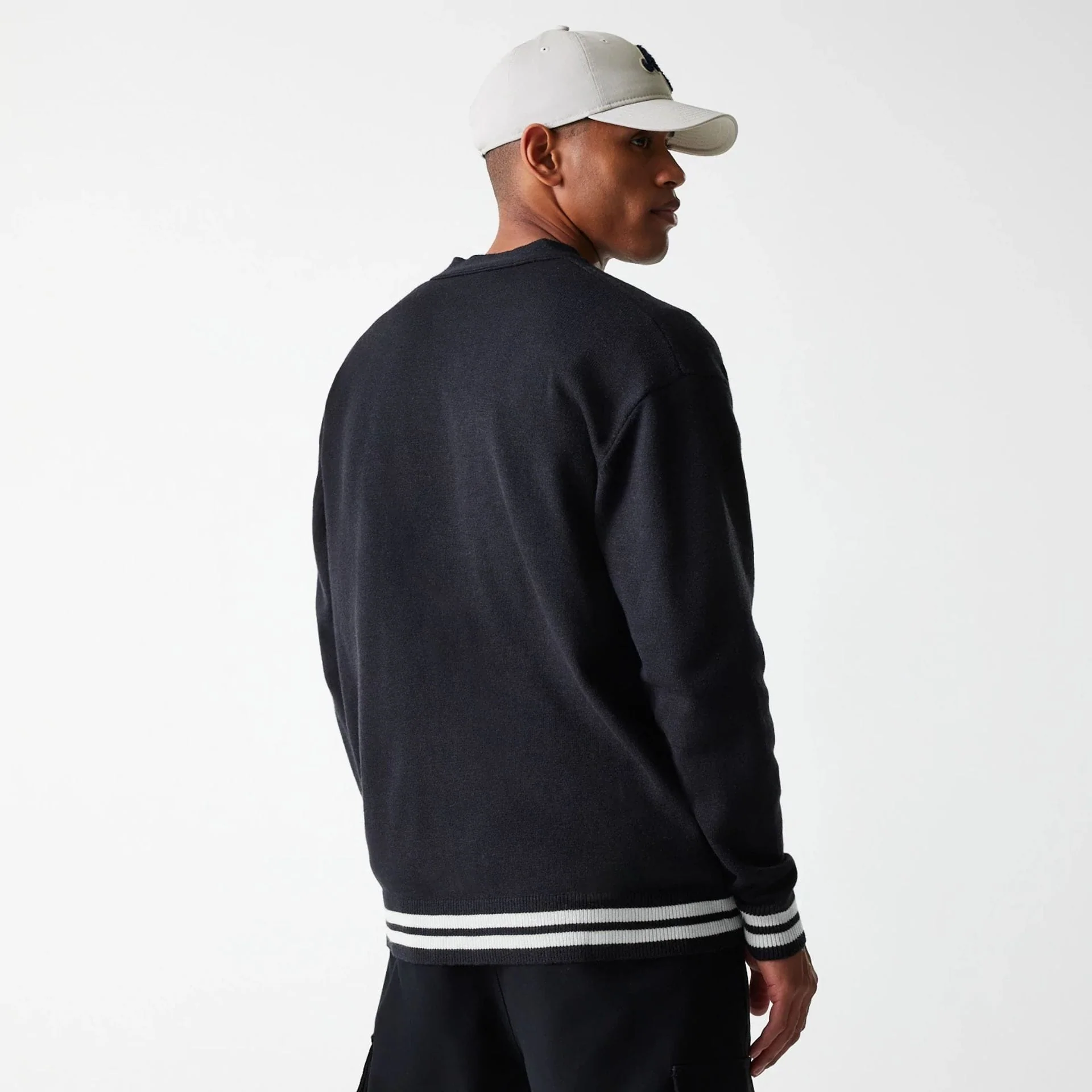 New Era Knit Black Cardigan - Image 2