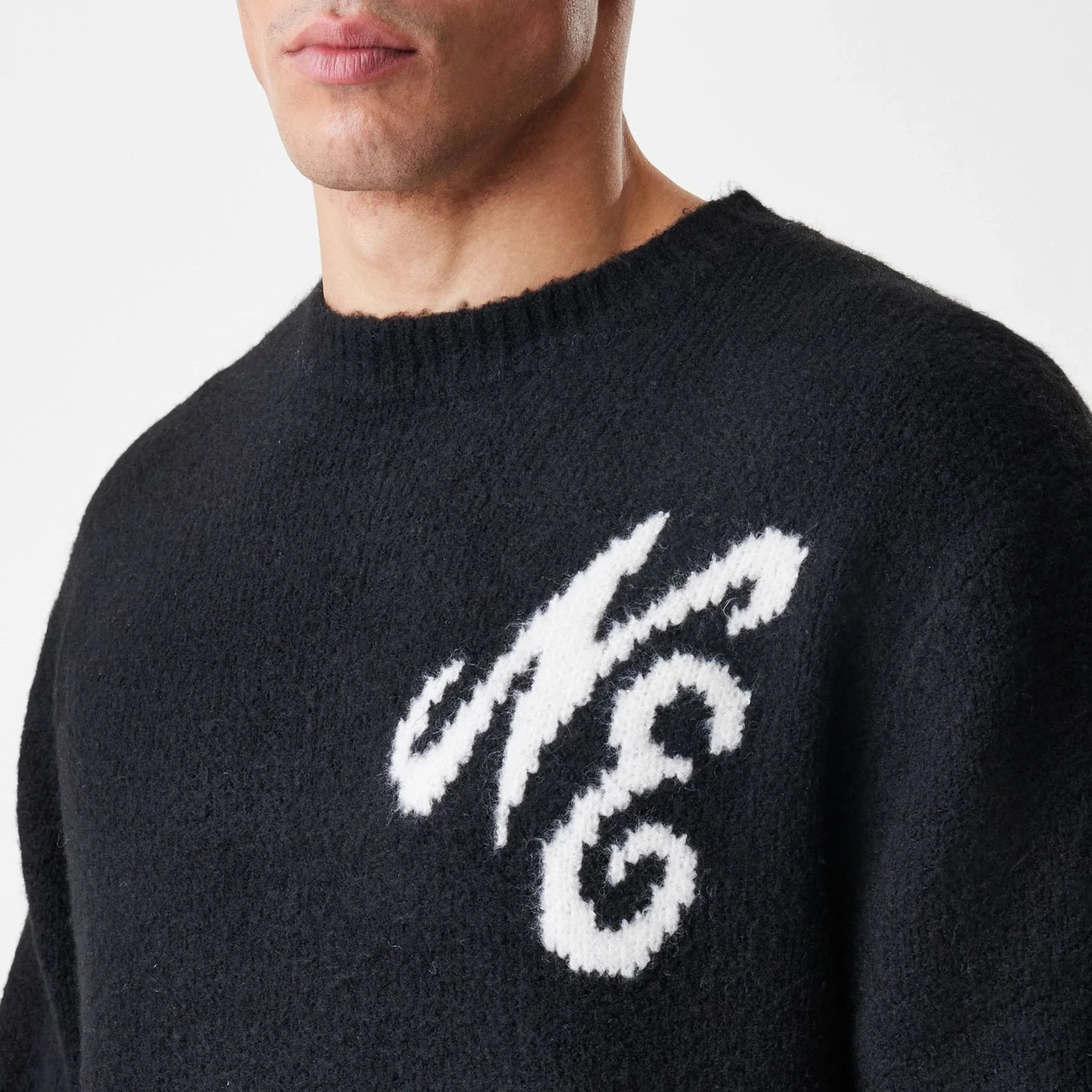 New Era Knit Black Knitted Sweater - Image 5