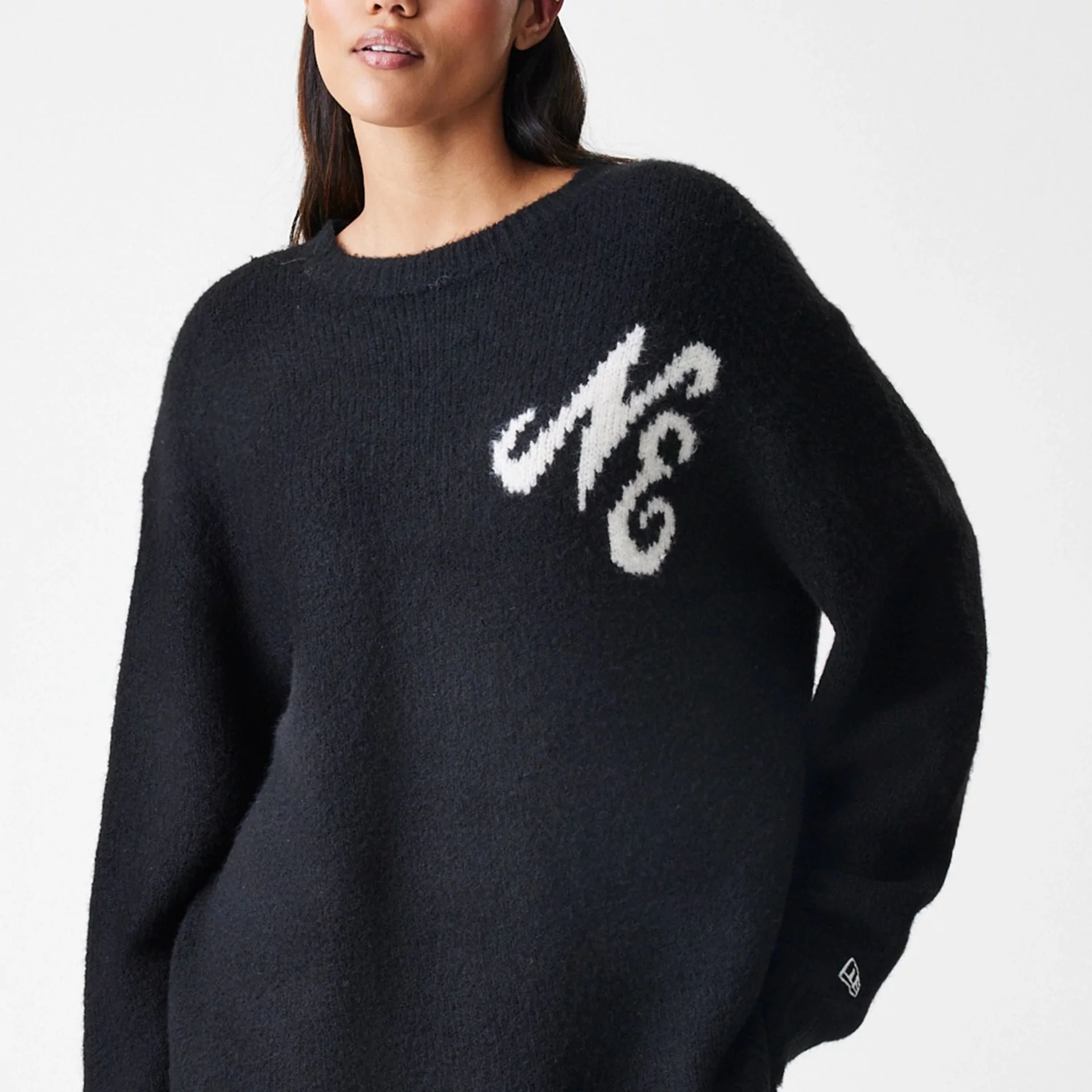 New Era Knit Black Knitted Sweater - Image 6