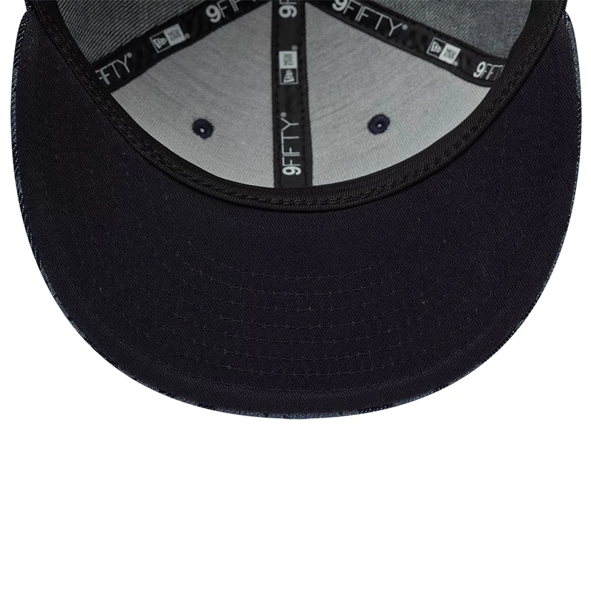 New Era Laser Burnout Denim Navy 9FIFTY Snapback Adjustable Cap - Image 7