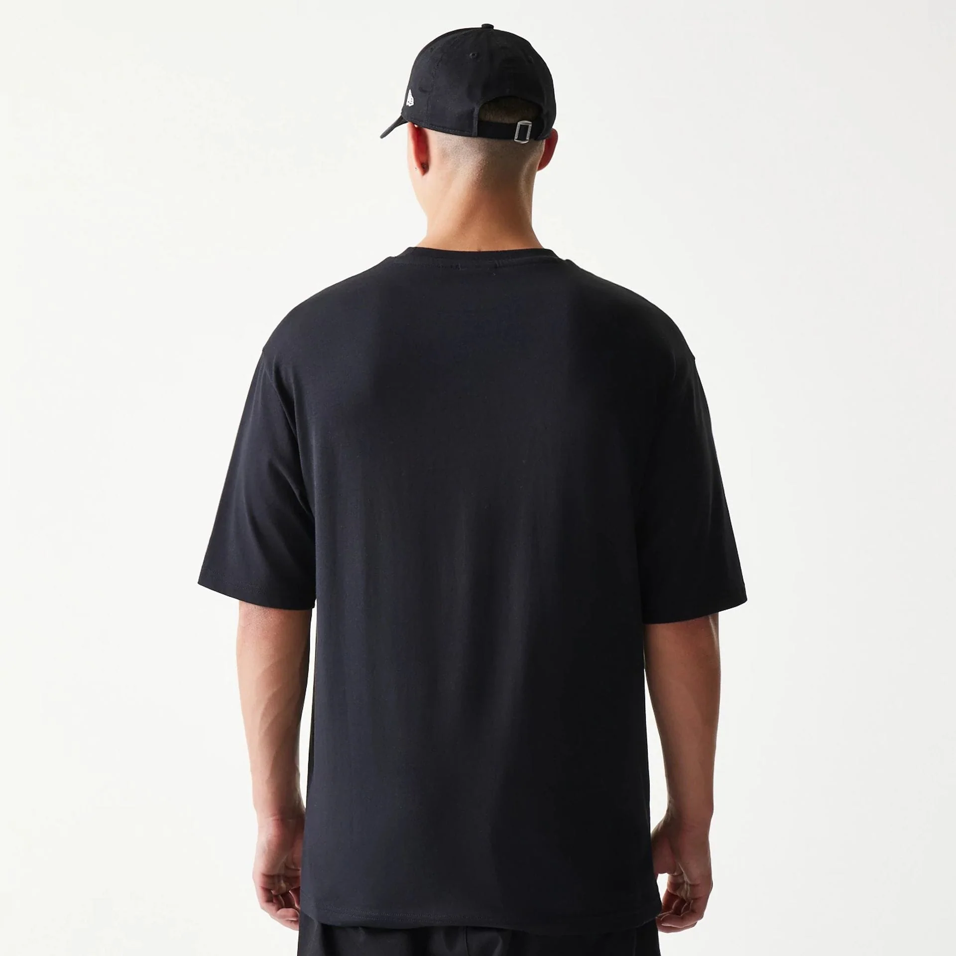 New Era Lemon Fruit Graphic Black Oversized T-Shirt - Image 2