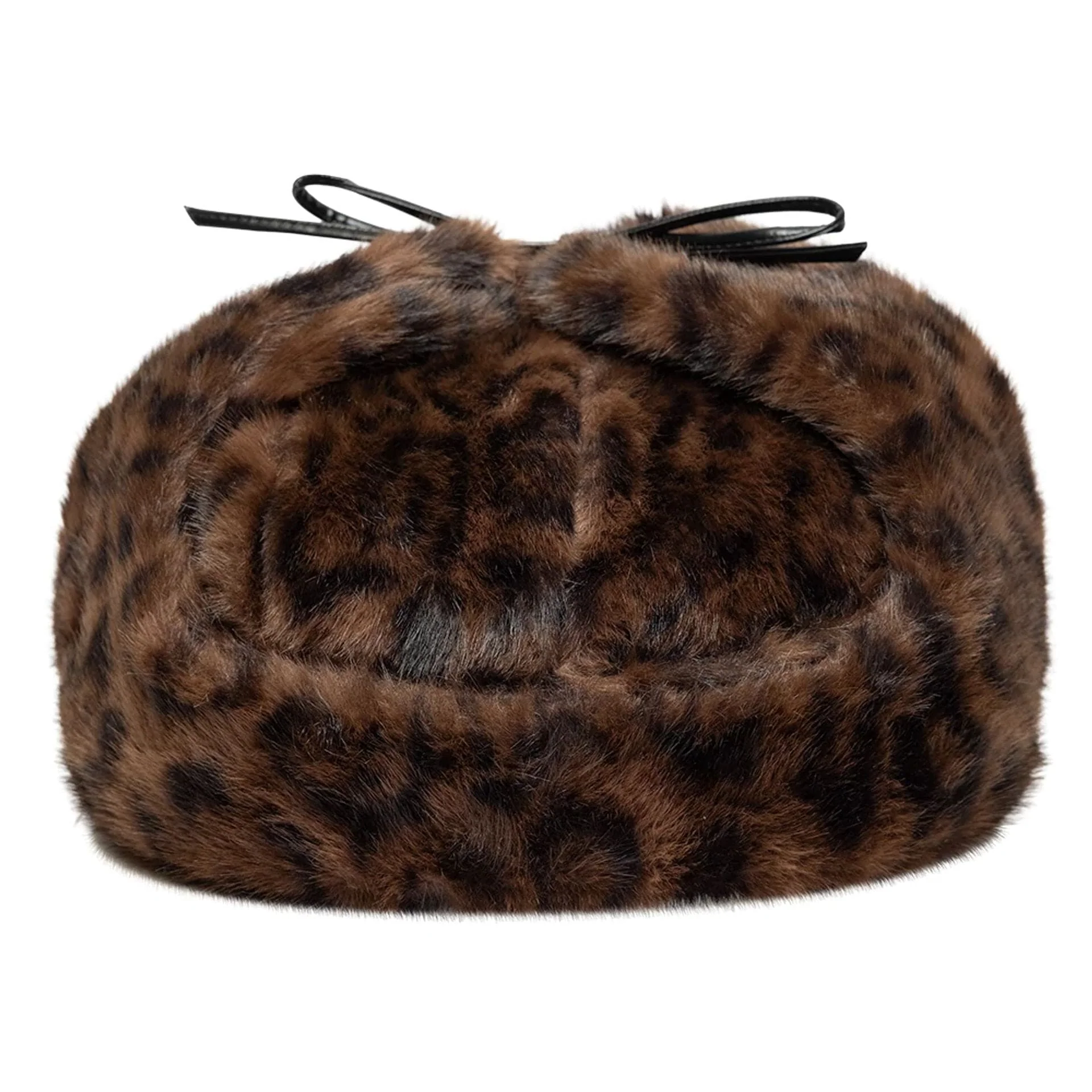 New Era Leopard Brown Trapper Hat - Image 5