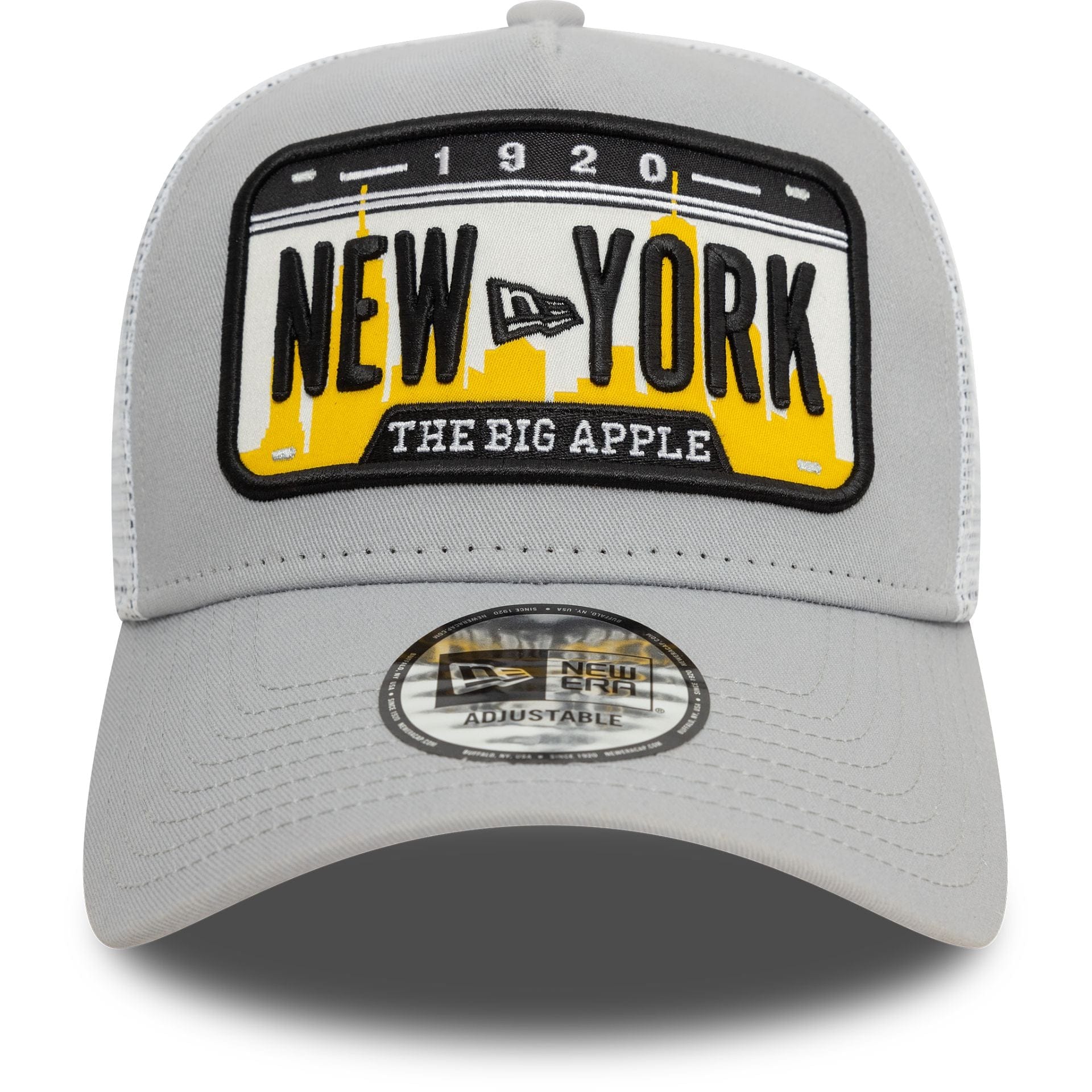 New Era License Plate Grey 9FORTY E-Frame Adjustable Trucker Cap - Image 2