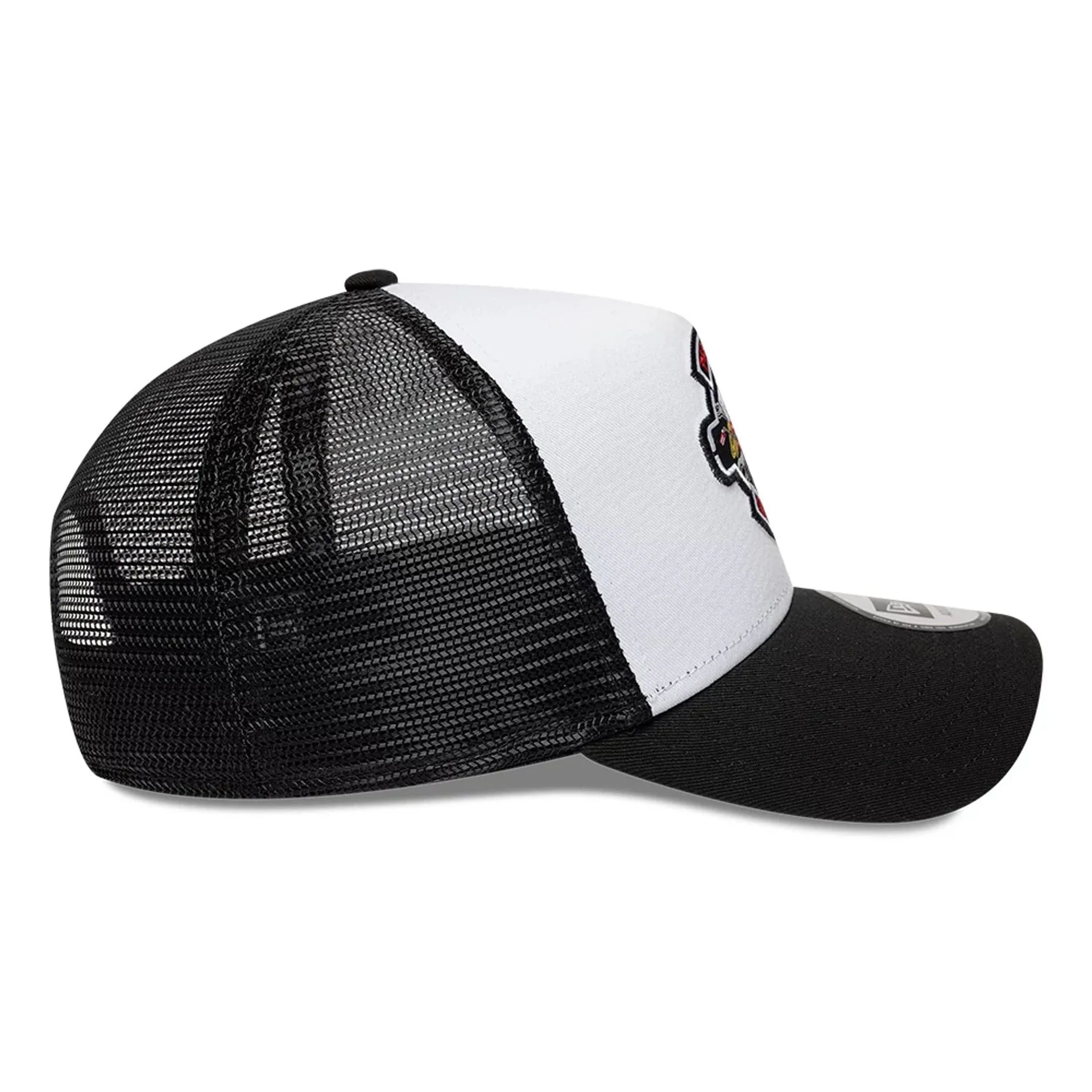 New Era Location Icon Black 9FORTY A-Frame Trucker Adjustable Cap - Image 5