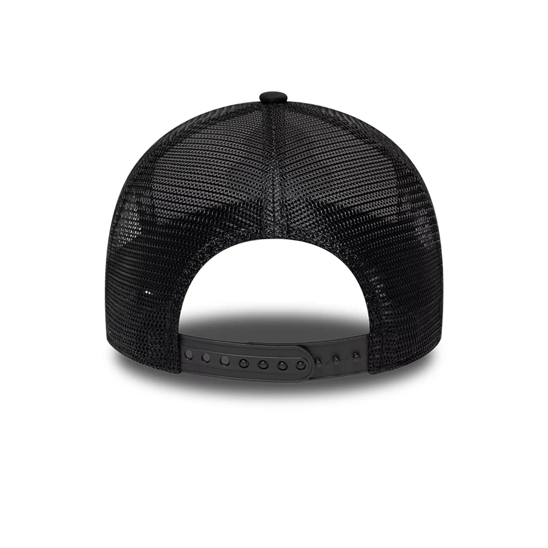 New Era Location Icon Black 9FORTY A-Frame Trucker Adjustable Cap - Image 6