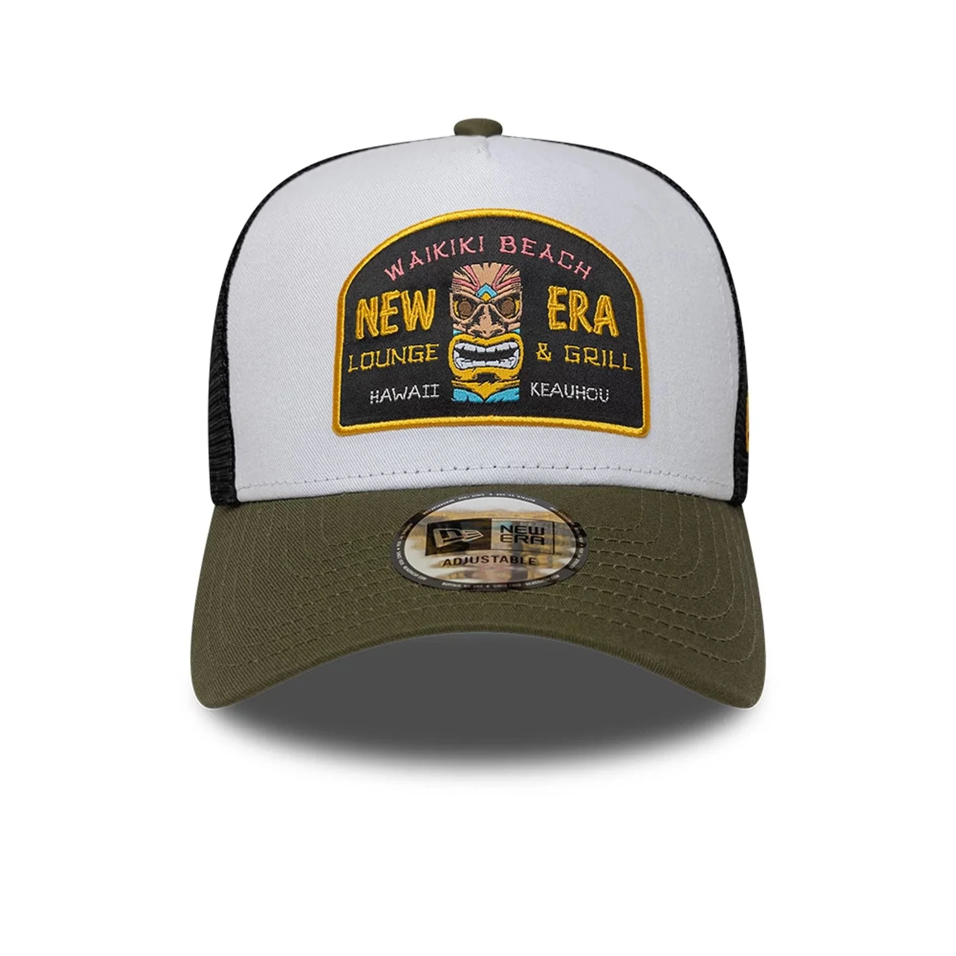 New Era Location Icon Green 9FORTY A-Frame Trucker Adjustable Cap - Image 2