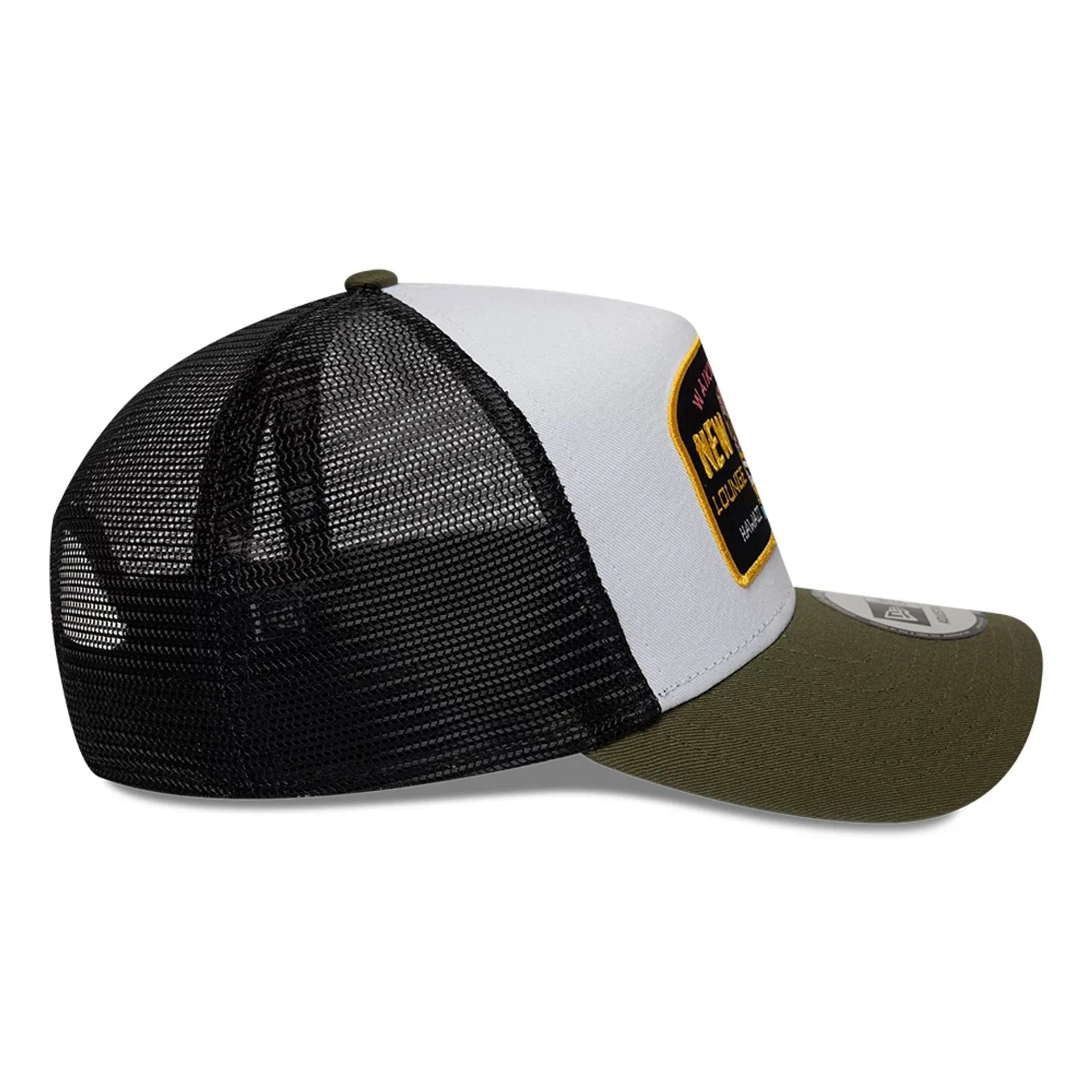 New Era Location Icon Green 9FORTY A-Frame Trucker Adjustable Cap - Image 5